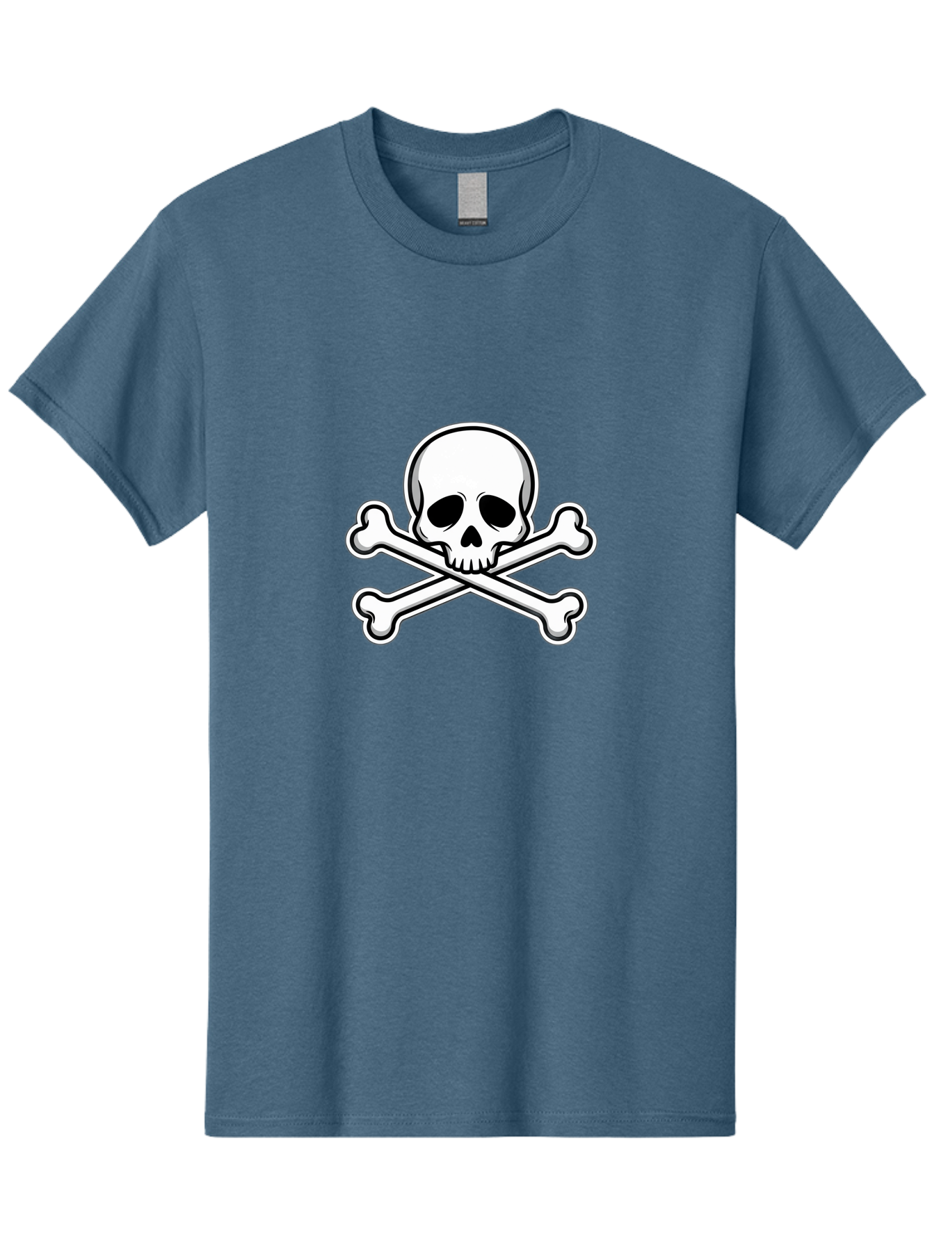 Jolly-Roger-Skull Men'S Graphic Tee, 100% Cotton, Comfortable Casual Summer Wear, Machine Washable, Skull And Crossbones, Pirate Symbol, Danger Sign, Warning Sign, Pirate Flag, Danger Alert, Caution Symbol Bae476 10