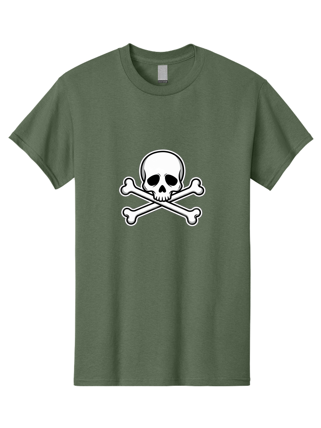 Jolly-Roger-Skull Men'S Graphic Tee, 100% Cotton, Comfortable Casual Summer Wear, Machine Washable, Skull And Crossbones, Pirate Symbol, Danger Sign, Warning Sign, Pirate Flag, Danger Alert, Caution Symbol Bae476 8