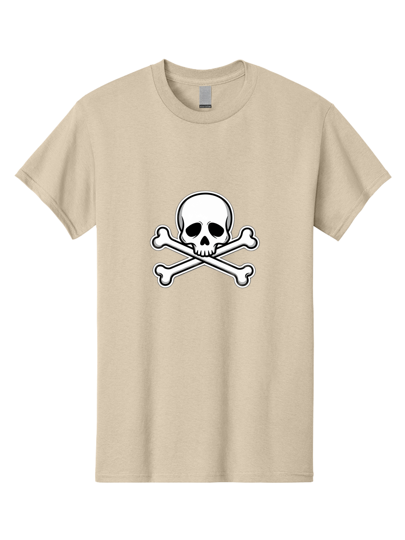 Jolly-Roger-Skull Men'S Graphic Tee, 100% Cotton, Comfortable Casual Summer Wear, Machine Washable, Skull And Crossbones, Pirate Symbol, Danger Sign, Warning Sign, Pirate Flag, Danger Alert, Caution Symbol Bae476 12