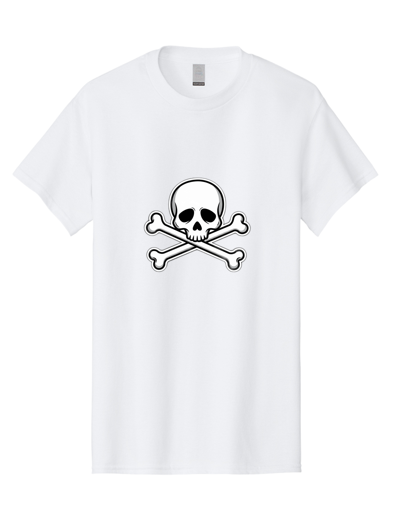 Jolly-Roger-Skull Men'S Graphic Tee, 100% Cotton, Comfortable Casual Summer Wear, Machine Washable, Skull And Crossbones, Pirate Symbol, Danger Sign, Warning Sign, Pirate Flag, Danger Alert, Caution Symbol Bae476 14