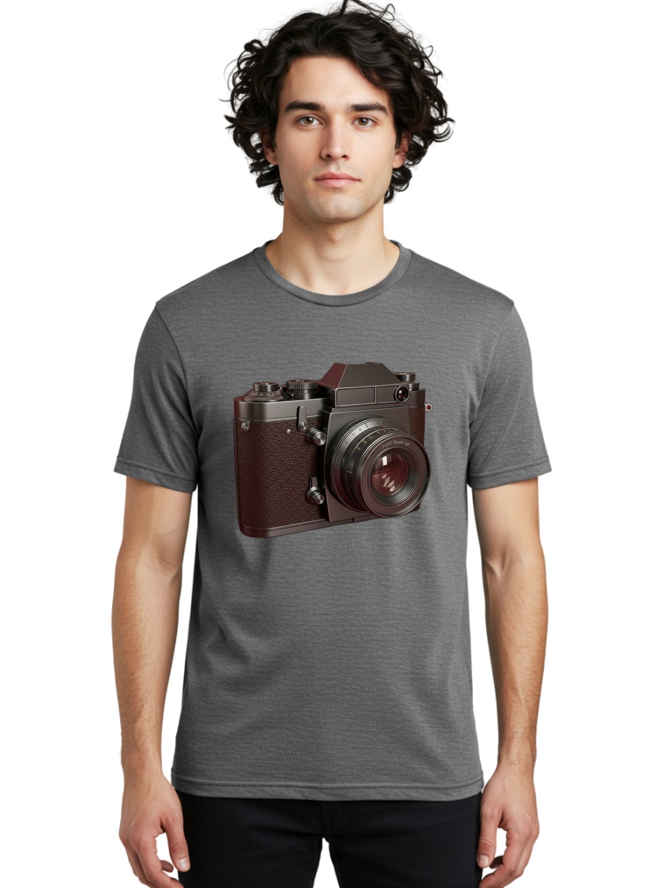 Leica-M6-1 Men'S Graphic Tee, 100% Cotton, Comfortable Casual Summer Wear, Machine Washable, Vintage Camera, Leica M6, Film Photography, Photography Equipment, Classic Design, Retro Style, Photography Gear, Camera Body, 35Mm Film Bae484 20