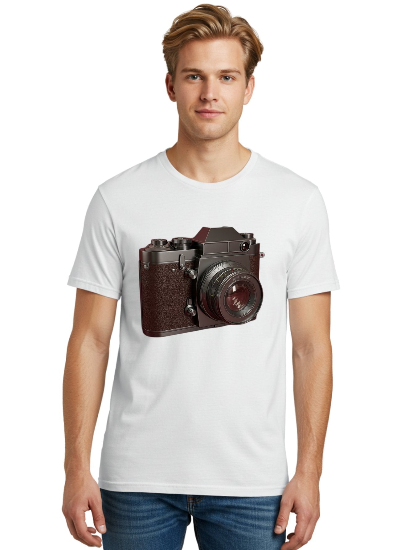 Leica-M6-1 Men'S Graphic Tee, 100% Cotton, Comfortable Casual Summer Wear, Machine Washable, Vintage Camera, Leica M6, Film Photography, Photography Equipment, Classic Design, Retro Style, Photography Gear, Camera Body, 35Mm Film Bae484 17