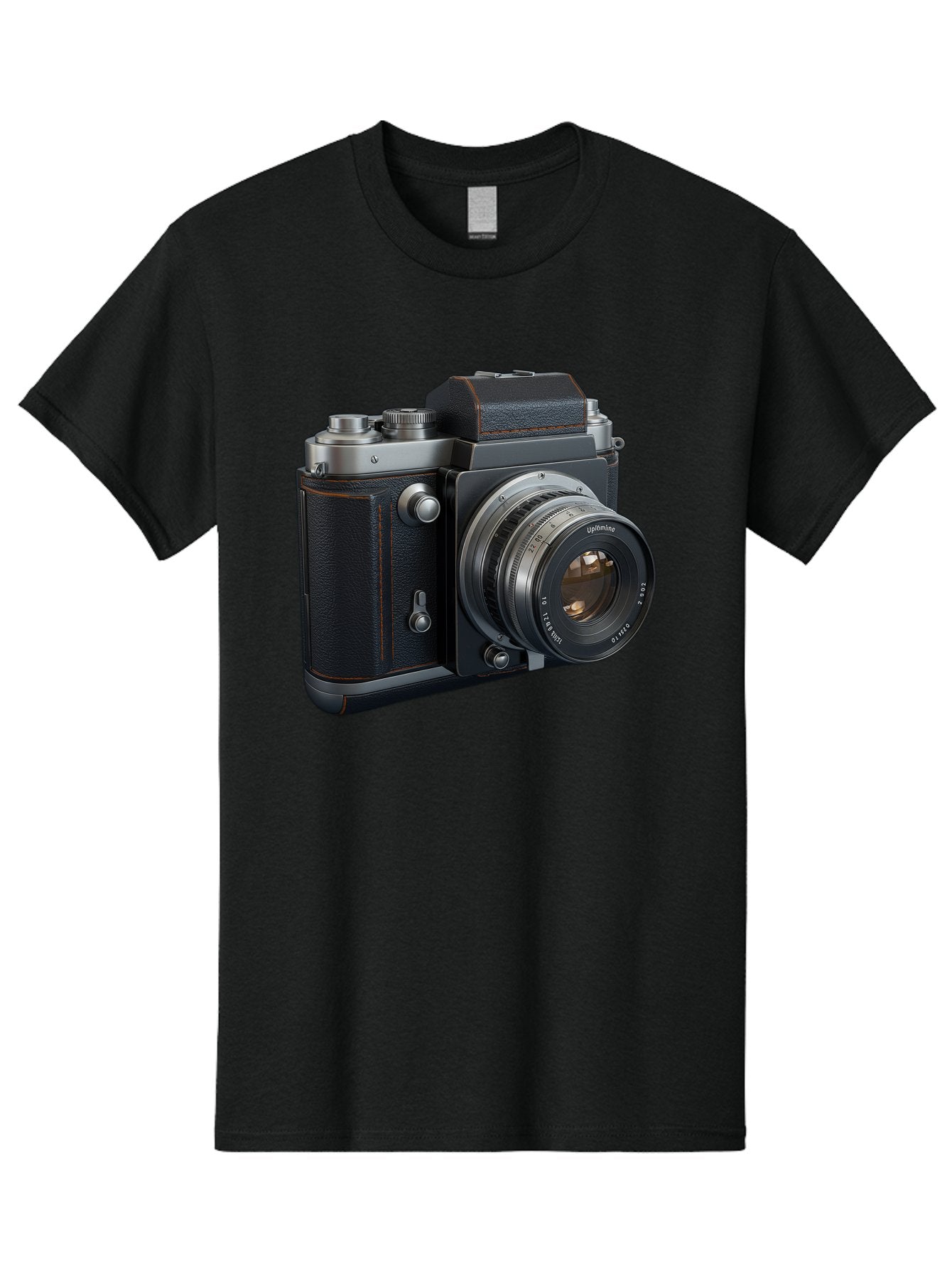 Leica-M6 Men'S Graphic Tee, 100% Cotton, Comfortable Casual Summer Wear, Machine Washable, Vintage Camera, Black Leather, Silver Accents, High-End Photography Equipment, Classic Design, Film Camera, Leica M6, Photography Gear, Retro Style Bae485 5