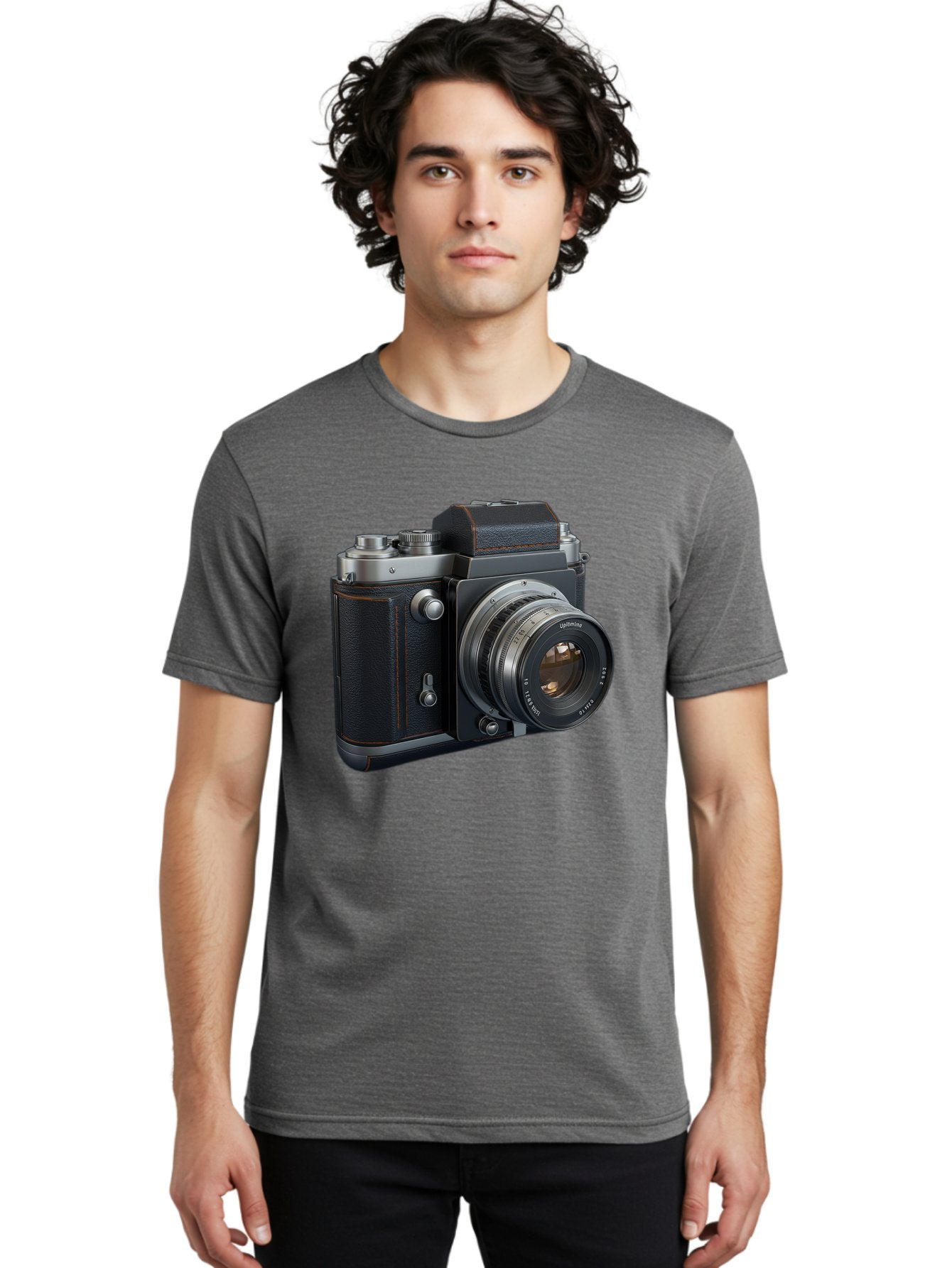 Leica-M6 Men'S Graphic Tee, 100% Cotton, Comfortable Casual Summer Wear, Machine Washable, Vintage Camera, Black Leather, Silver Accents, High-End Photography Equipment, Classic Design, Film Camera, Leica M6, Photography Gear, Retro Style Bae485 29