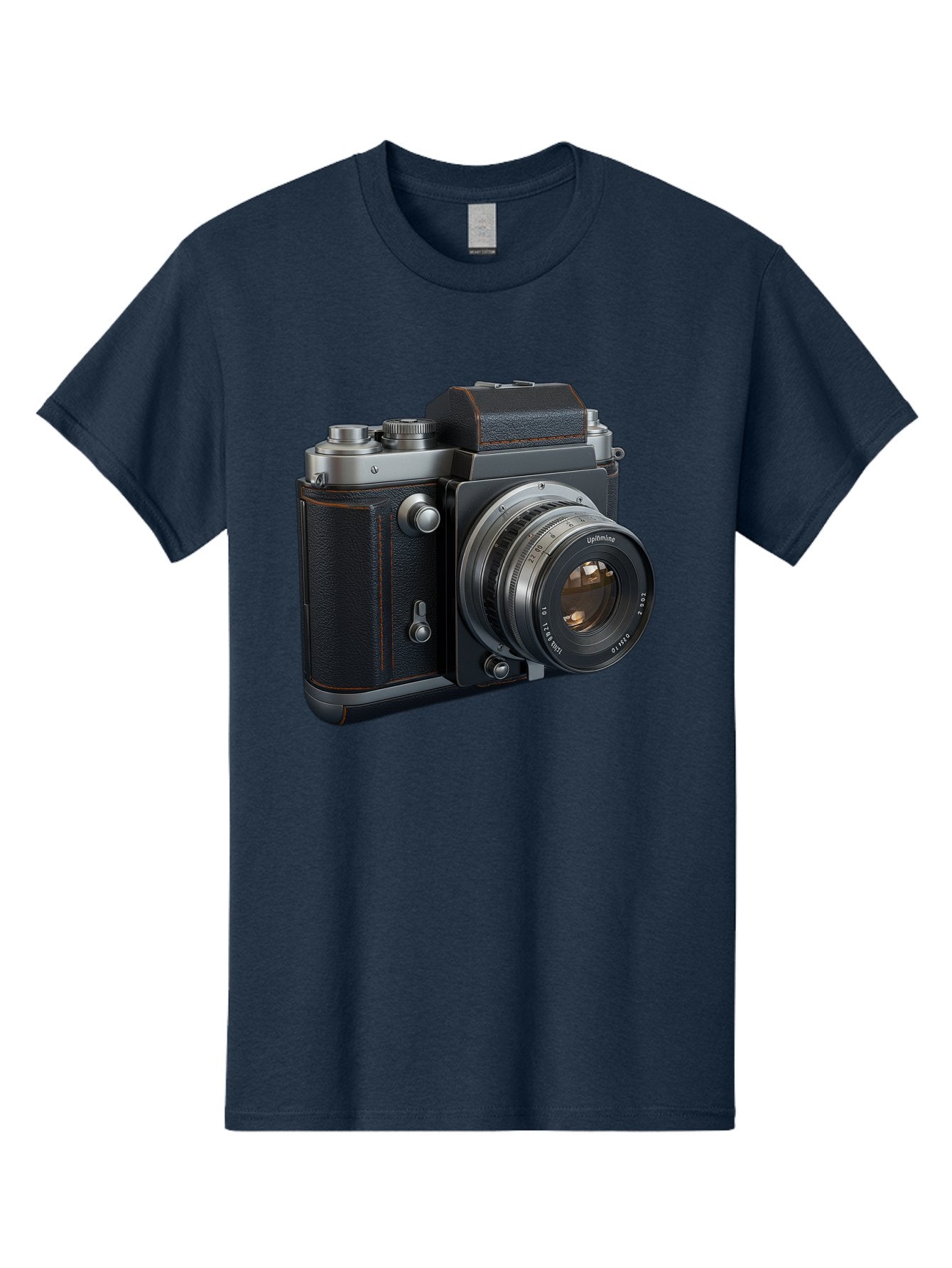 Leica-M6 Men'S Graphic Tee, 100% Cotton, Comfortable Casual Summer Wear, Machine Washable, Vintage Camera, Black Leather, Silver Accents, High-End Photography Equipment, Classic Design, Film Camera, Leica M6, Photography Gear, Retro Style Bae485 3