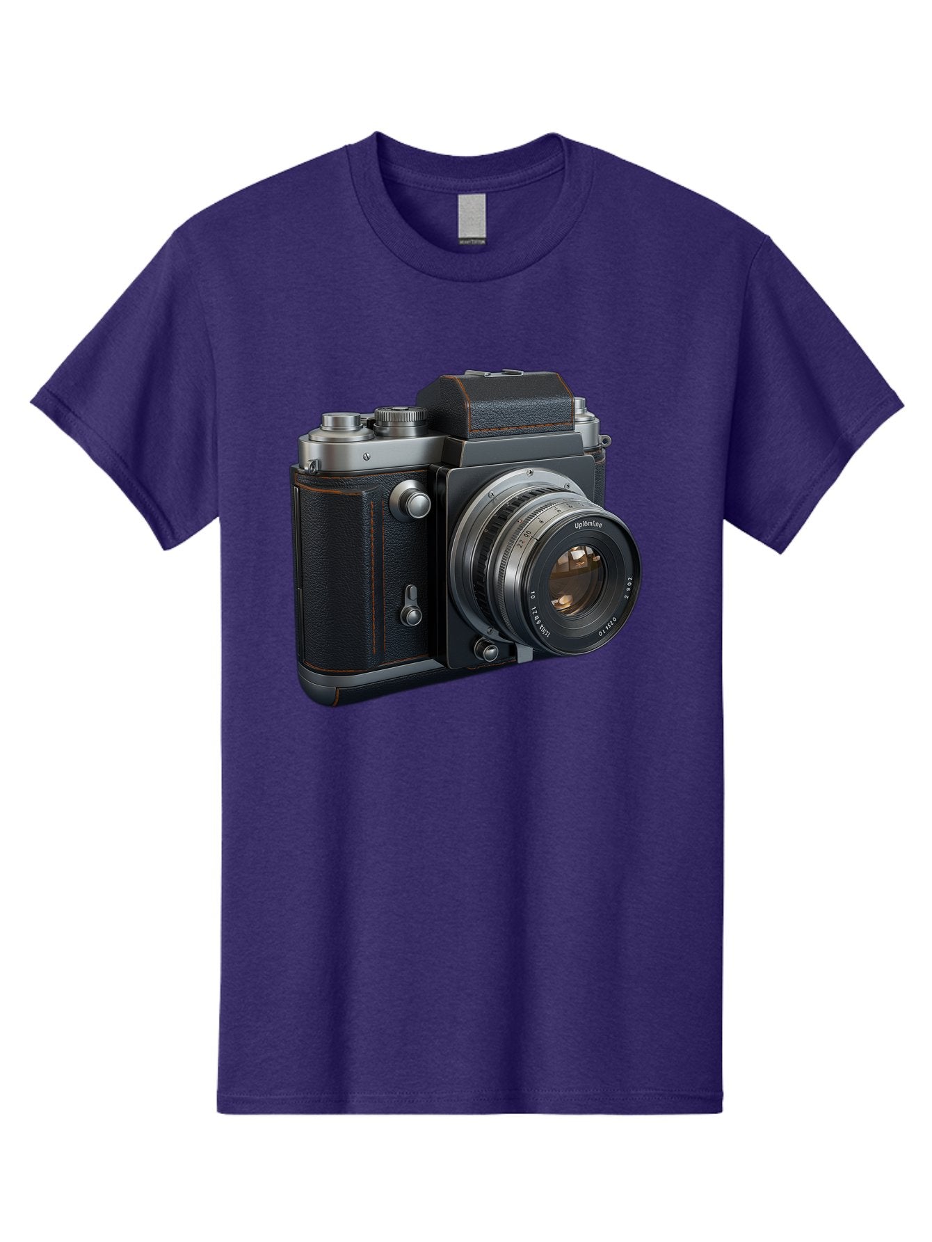 Leica-M6 Men'S Graphic Tee, 100% Cotton, Comfortable Casual Summer Wear, Machine Washable, Vintage Camera, Black Leather, Silver Accents, High-End Photography Equipment, Classic Design, Film Camera, Leica M6, Photography Gear, Retro Style Bae485 10