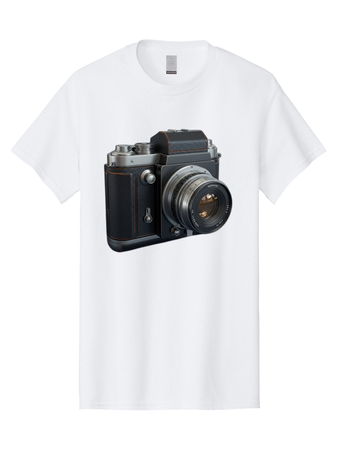 Leica-M6 Men'S Graphic Tee, 100% Cotton, Comfortable Casual Summer Wear, Machine Washable, Vintage Camera, Black Leather, Silver Accents, High-End Photography Equipment, Classic Design, Film Camera, Leica M6, Photography Gear, Retro Style Bae485 7