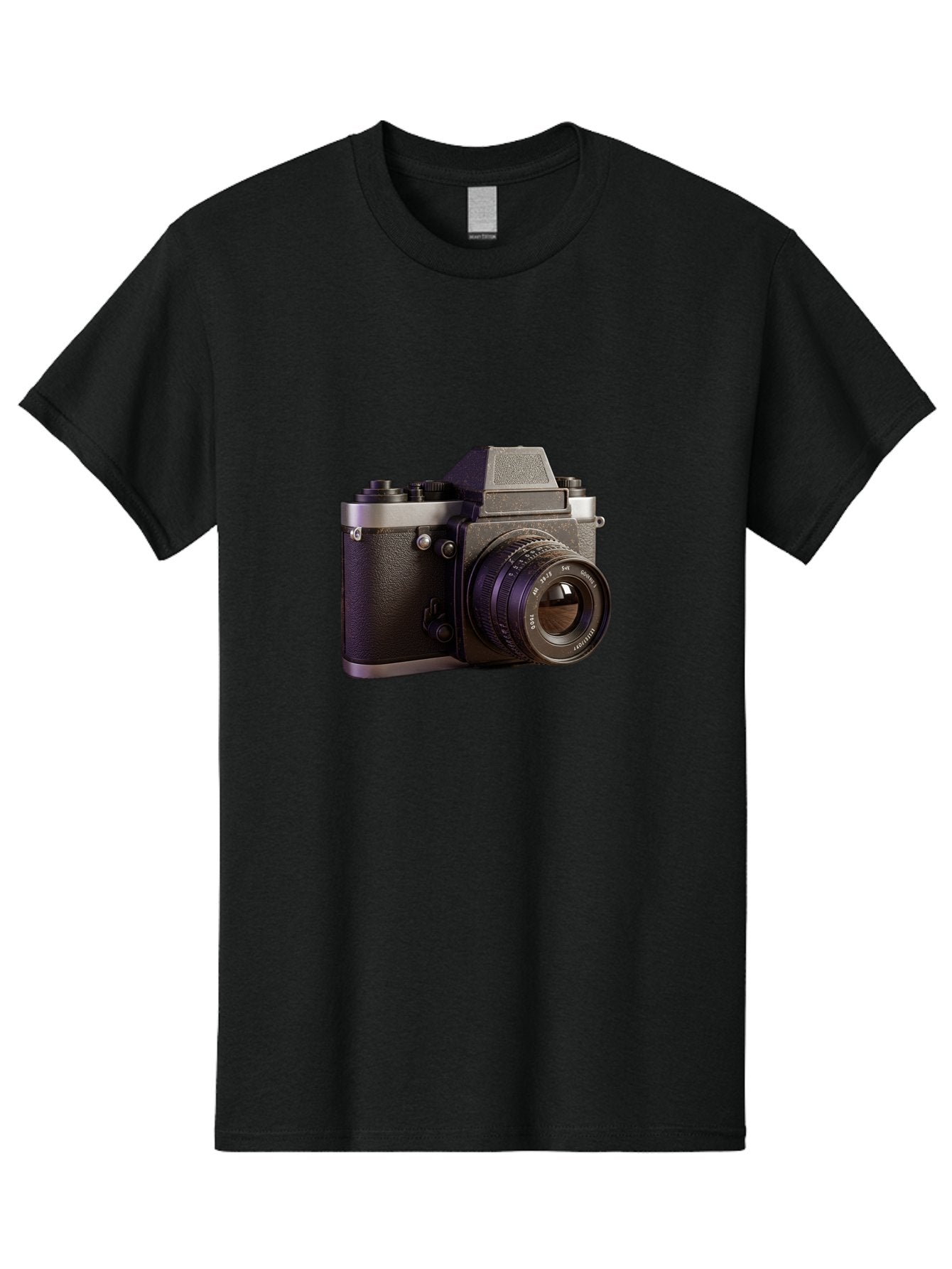 Mamiya-Camera Men'S Graphic Tee, 100% Cotton, Comfortable Casual Summer Wear, Machine Washable, Classic Camera, Vintage Photography, Retro Style, Film Camera, Mc Jupiter 37A, Manual Lens, 135Mm F3.5, Photography Equipment, Camera Lens Bae488 11