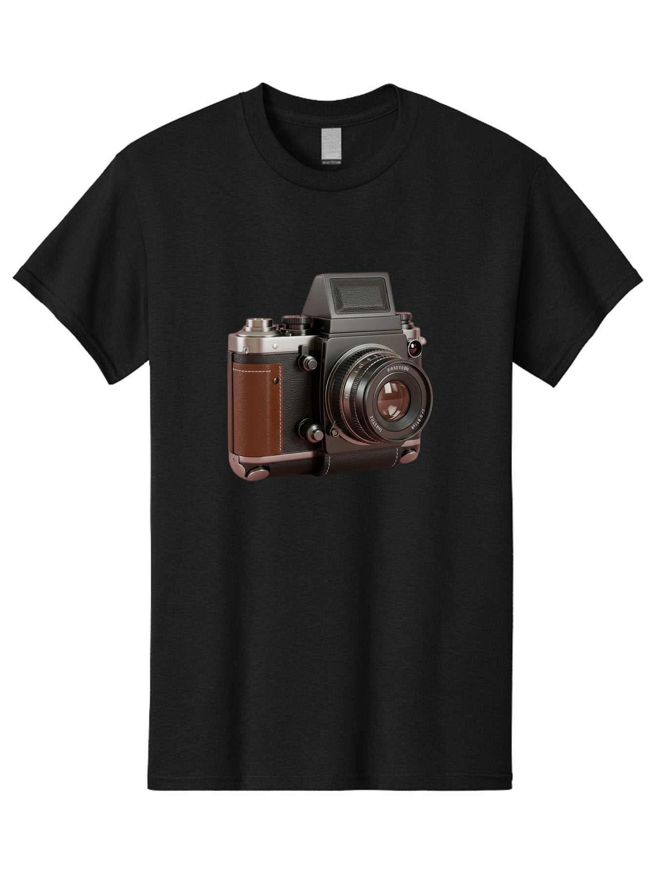 Mamiya-Sekor-50Mm-F-1-7-Lens-On-Camera-Body Men'S Graphic Tee, 100% Cotton, Comfortable Casual Summer Wear, Machine Washable, Hasselblad 500C Camera, Medium Format Camera, Hasselblad Lens, Photography Equipment, Vintage Camera, Classic Design, Bae489 14