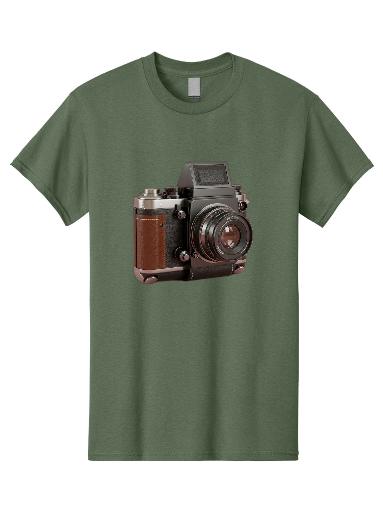 Mamiya-Sekor-50Mm-F-1-7-Lens-On-Camera-Body Men'S Graphic Tee, 100% Cotton, Comfortable Casual Summer Wear, Machine Washable, Hasselblad 500C Camera, Medium Format Camera, Hasselblad Lens, Photography Equipment, Vintage Camera, Classic Design, Bae489 5