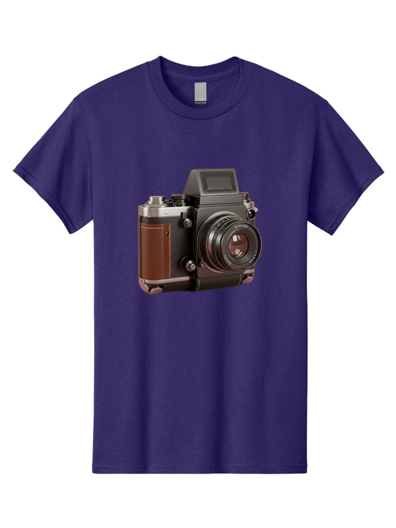 Mamiya-Sekor-50Mm-F-1-7-Lens-On-Camera-Body Men'S Graphic Tee, 100% Cotton, Comfortable Casual Summer Wear, Machine Washable, Hasselblad 500C Camera, Medium Format Camera, Hasselblad Lens, Photography Equipment, Vintage Camera, Classic Design, Bae489 8