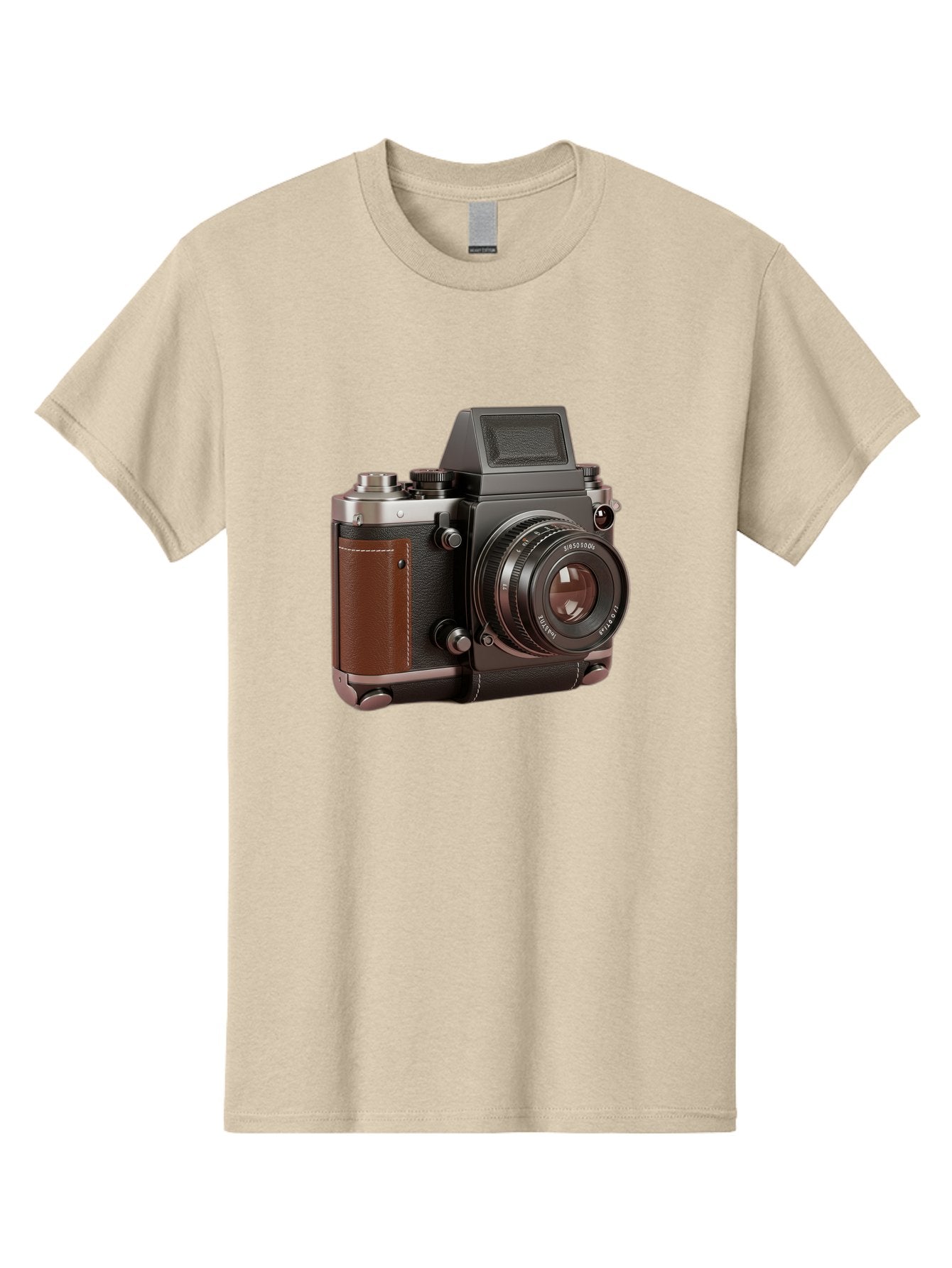 Mamiya-Sekor-50Mm-F-1-7-Lens-On-Camera-Body Men'S Graphic Tee, 100% Cotton, Comfortable Casual Summer Wear, Machine Washable, Hasselblad 500C Camera, Medium Format Camera, Hasselblad Lens, Photography Equipment, Vintage Camera, Classic Design, Bae489 12