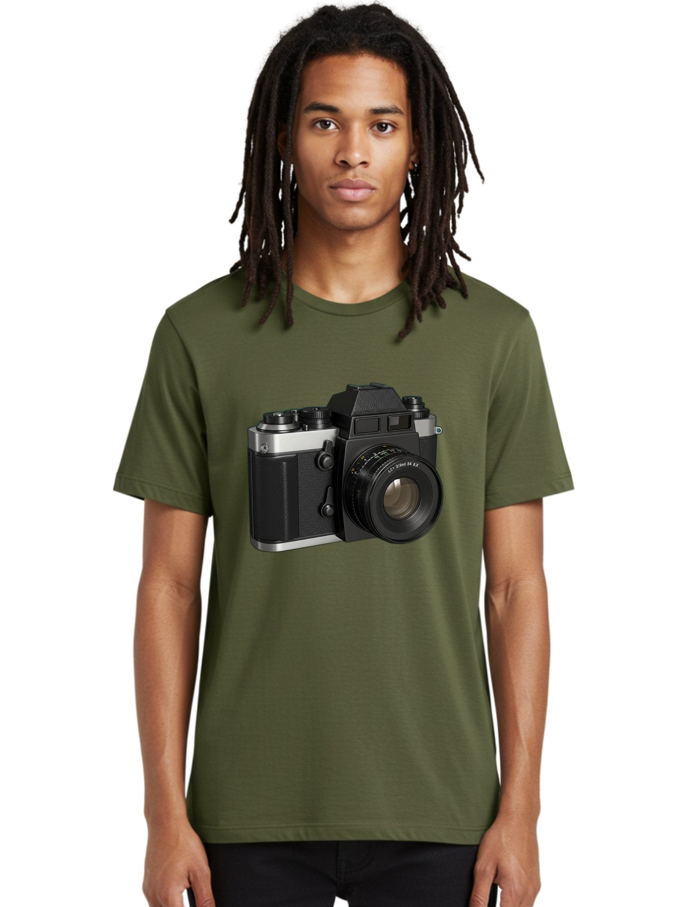 Mc-Lens-50Mm-F2 Men'S Graphic Tee, 100% Cotton, Comfortable Casual Summer Wear, Machine Washable, Vintage Camera, Photography Equipment, Film Camera, Classic Design, Black And Silver, Camera Lens, Photography Gear, Lc Ersin 28 Fx Lens Bae491 28