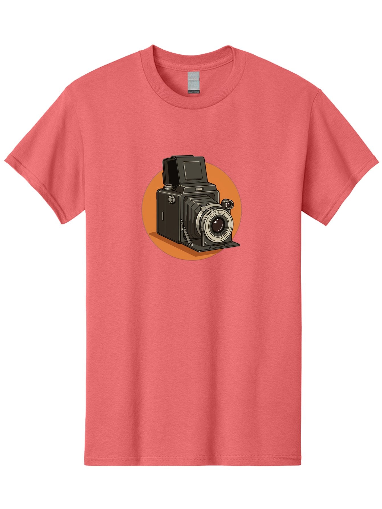 Medium-Format-Camera Men'S Graphic Tee, 100% Cotton, Comfortable Casual Summer Wear, Machine Washable, Vintage Camera, Old Camera, Photography Equipment, Classic Design, Retro Style, Camera Lens, Photography Gear, Nostalgic Feel Bae492 5