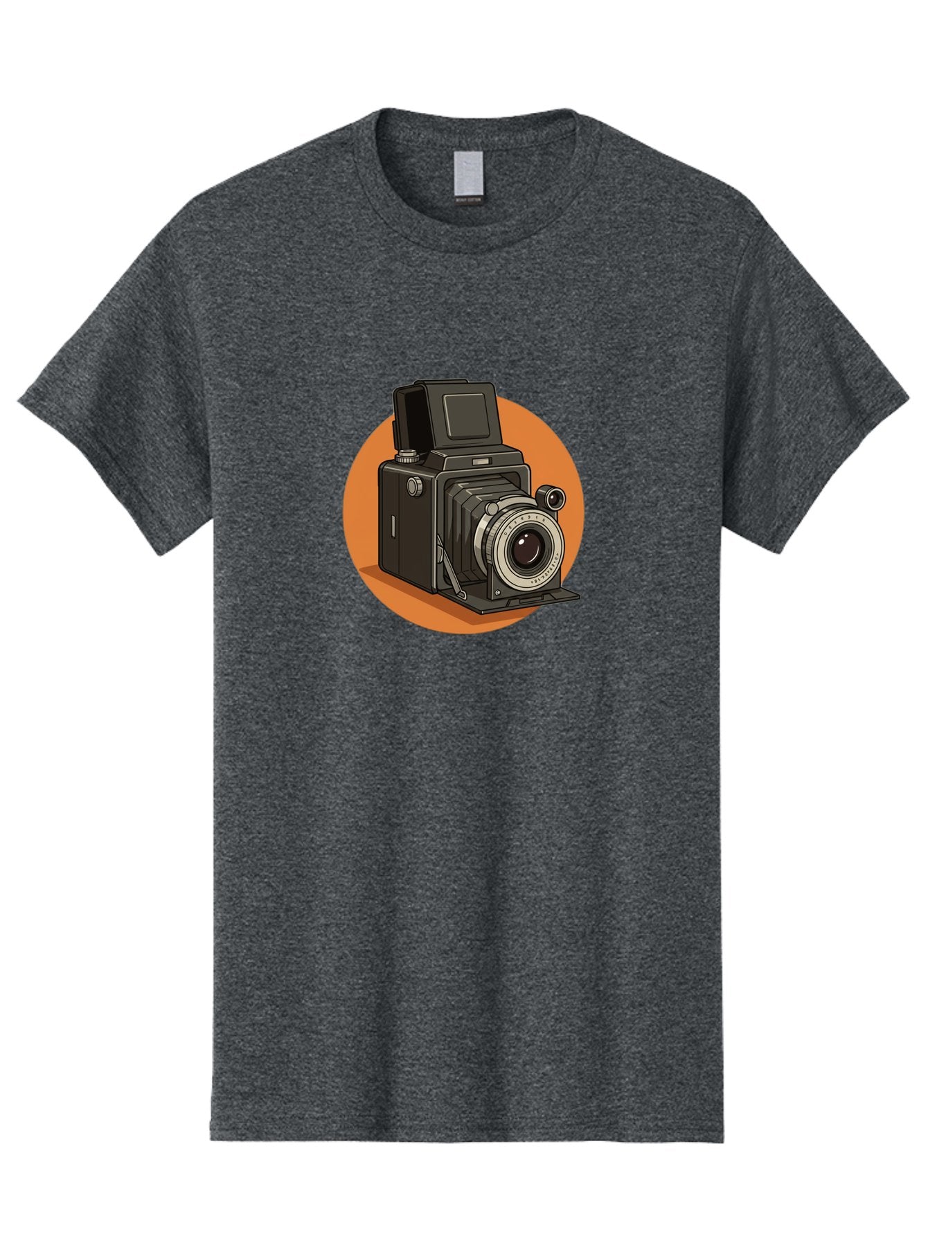 Medium-Format-Camera Men'S Graphic Tee, 100% Cotton, Comfortable Casual Summer Wear, Machine Washable, Vintage Camera, Old Camera, Photography Equipment, Classic Design, Retro Style, Camera Lens, Photography Gear, Nostalgic Feel Bae492 6