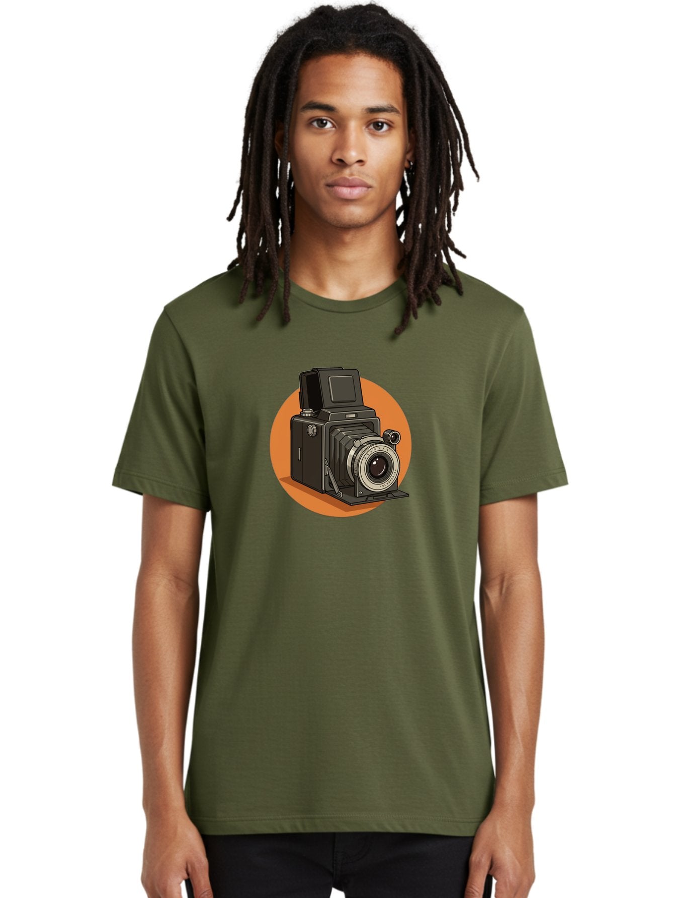 Medium-Format-Camera Men'S Graphic Tee, 100% Cotton, Comfortable Casual Summer Wear, Machine Washable, Vintage Camera, Old Camera, Photography Equipment, Classic Design, Retro Style, Camera Lens, Photography Gear, Nostalgic Feel Bae492 29