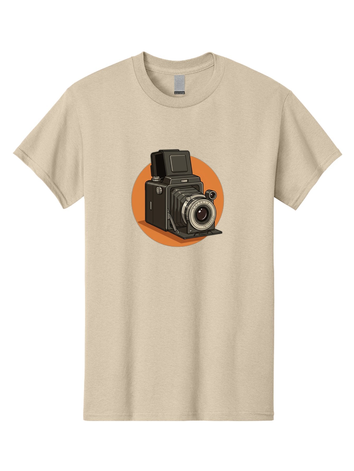 Medium-Format-Camera Men'S Graphic Tee, 100% Cotton, Comfortable Casual Summer Wear, Machine Washable, Vintage Camera, Old Camera, Photography Equipment, Classic Design, Retro Style, Camera Lens, Photography Gear, Nostalgic Feel Bae492 9