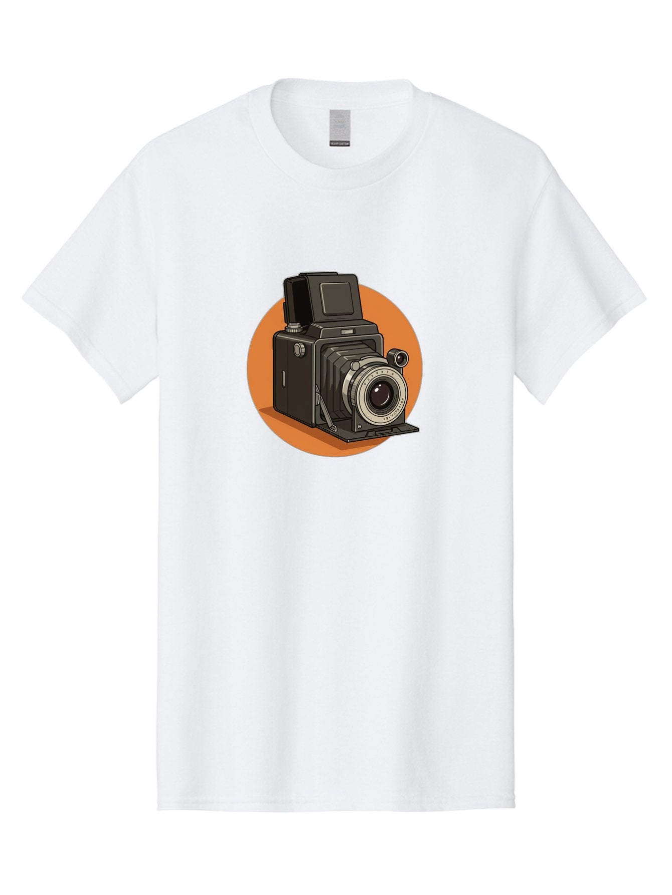 Medium-Format-Camera Men'S Graphic Tee, 100% Cotton, Comfortable Casual Summer Wear, Machine Washable, Vintage Camera, Old Camera, Photography Equipment, Classic Design, Retro Style, Camera Lens, Photography Gear, Nostalgic Feel Bae492 3