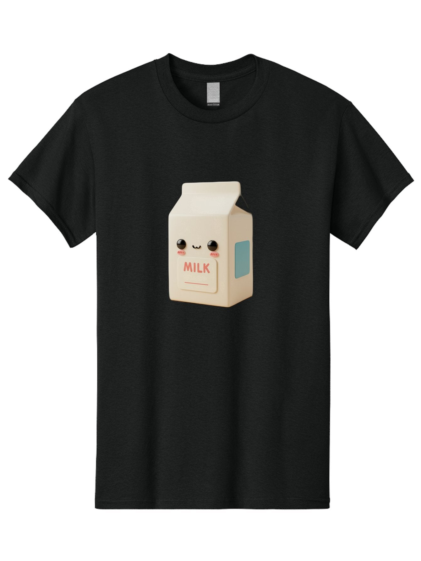 Milk-4 Men'S Graphic Tee, 100% Cotton, Comfortable Casual Summer Wear, Machine Washable, Carton With Face, Cute Character, Kawaii, Adorable, Milk Carton, Funny Expression, Playful Design, Happy Face, Cartoon-Style Bae499 7