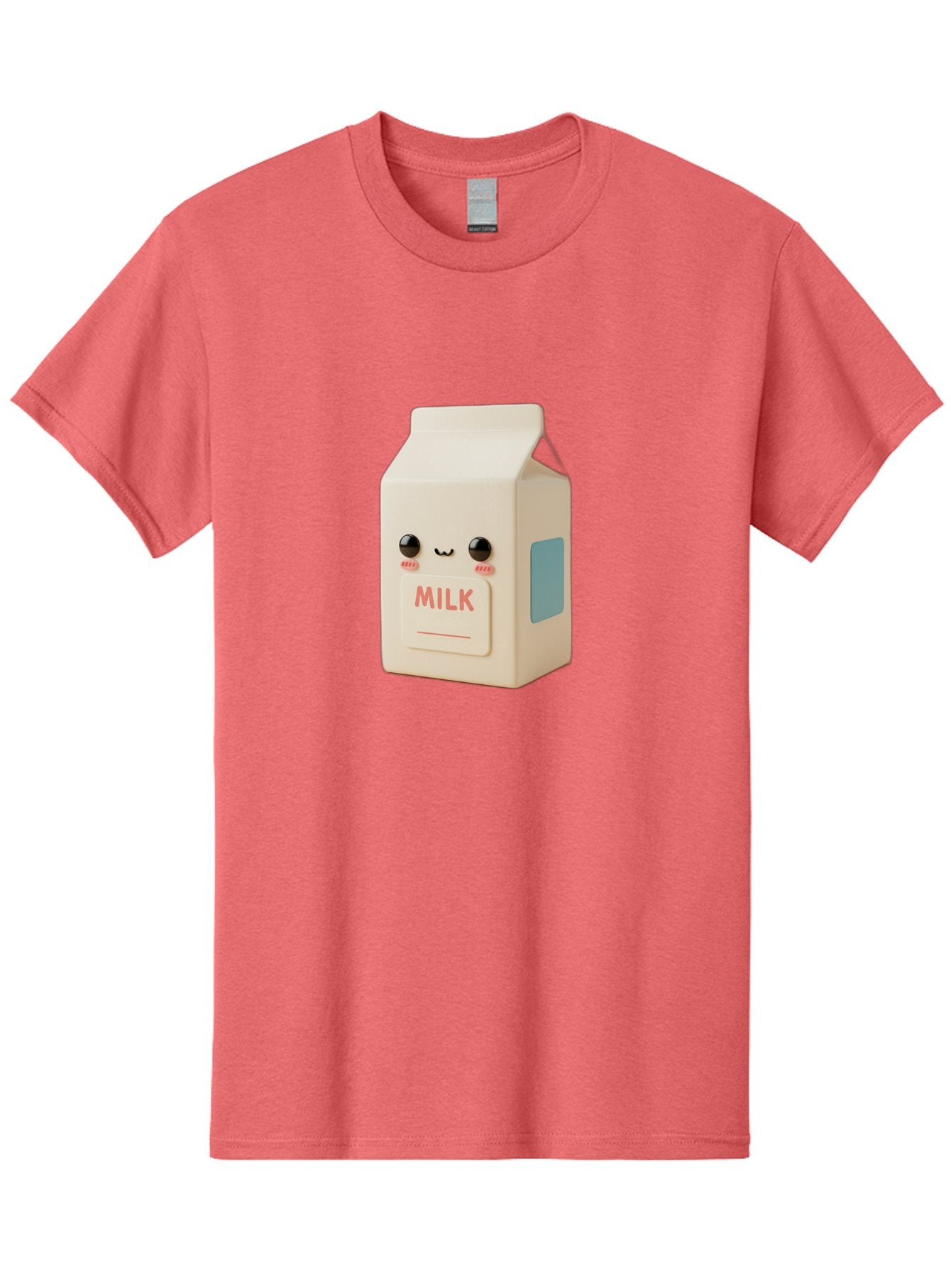 Milk-4 Men'S Graphic Tee, 100% Cotton, Comfortable Casual Summer Wear, Machine Washable, Carton With Face, Cute Character, Kawaii, Adorable, Milk Carton, Funny Expression, Playful Design, Happy Face, Cartoon-Style Bae499 11