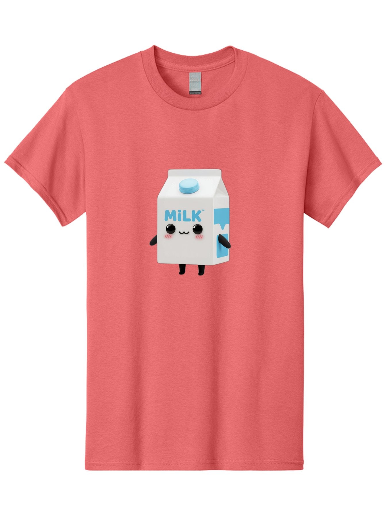 Milk Men'S Graphic Tee, 100% Cotton, Comfortable Casual Summer Wear, Machine Washable, Cartoon Milk Carton, Illustrated Beverage, Cute Character Design, Funny Packaging, Dairy Product, Kawaii Culture, Cartoon Character Bae504 14