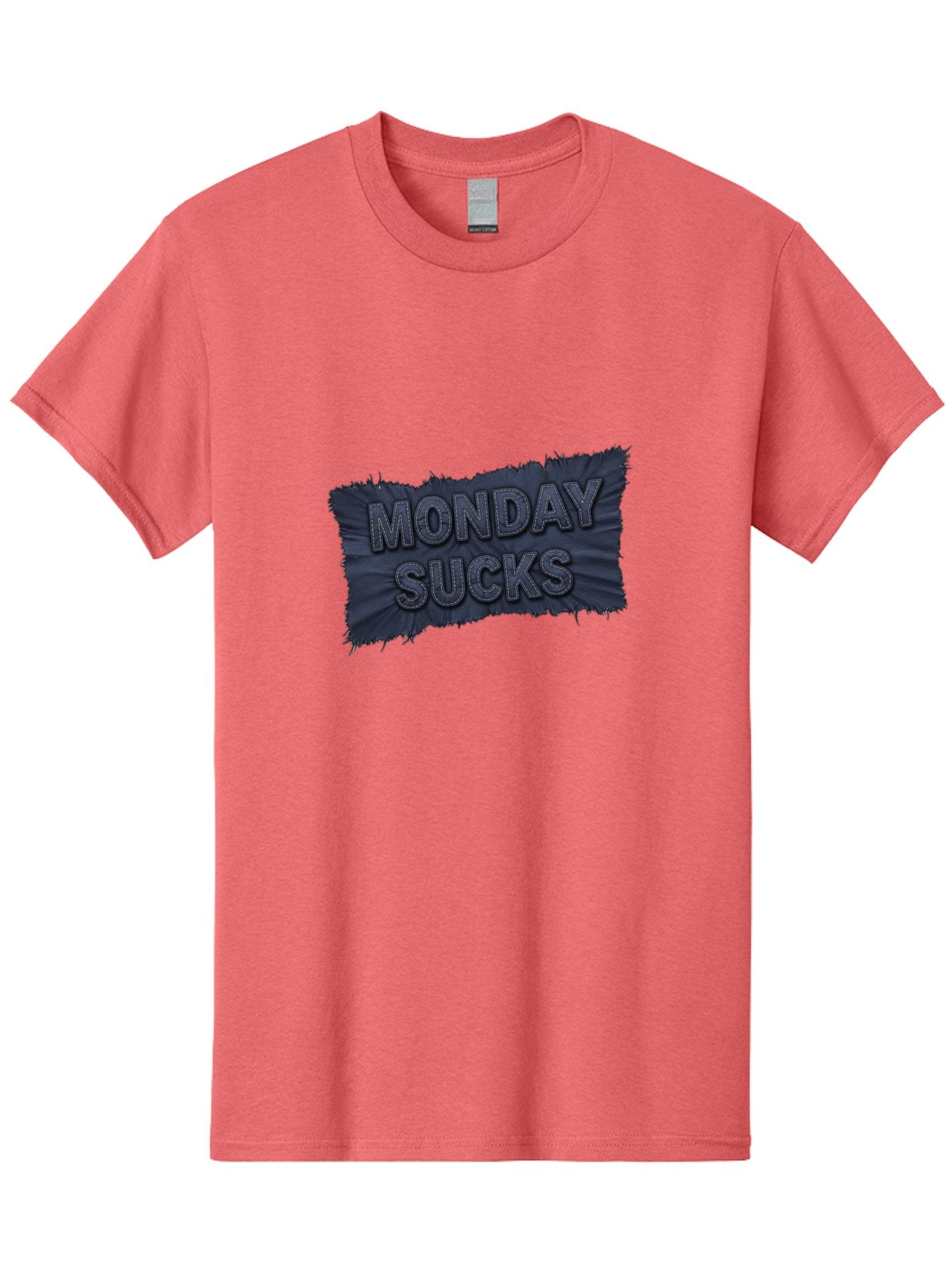 Monday-Sucks Men'S Graphic Tee, 100% Cotton, Comfortable Casual Summer Wear, Machine Washable, Motivation, Monday Blues, Negative Vibes, Motivational Quote, Funny Saying, Humor, Meme, Grunge Style, Bold Text, Inspirational Phrase Bae535 7