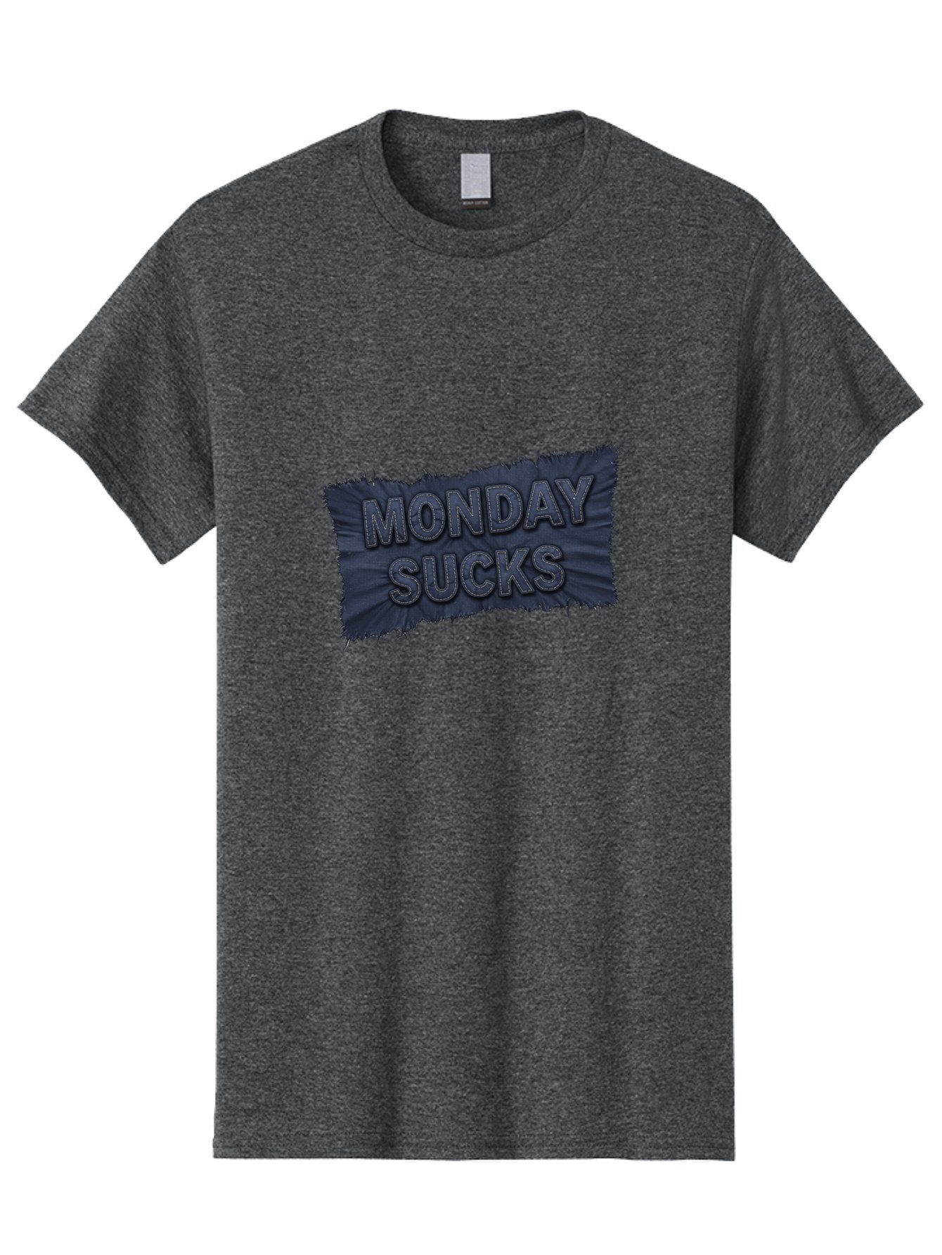 Monday-Sucks Men'S Graphic Tee, 100% Cotton, Comfortable Casual Summer Wear, Machine Washable, Motivation, Monday Blues, Negative Vibes, Motivational Quote, Funny Saying, Humor, Meme, Grunge Style, Bold Text, Inspirational Phrase Bae535 14