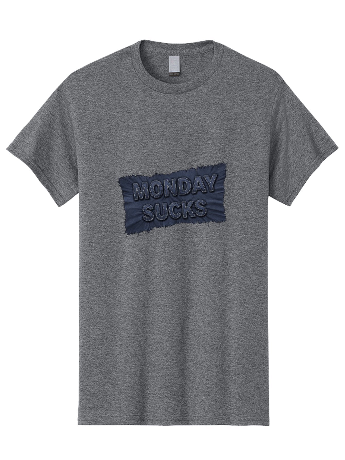 Monday-Sucks Men'S Graphic Tee, 100% Cotton, Comfortable Casual Summer Wear, Machine Washable, Motivation, Monday Blues, Negative Vibes, Motivational Quote, Funny Saying, Humor, Meme, Grunge Style, Bold Text, Inspirational Phrase Bae535 10
