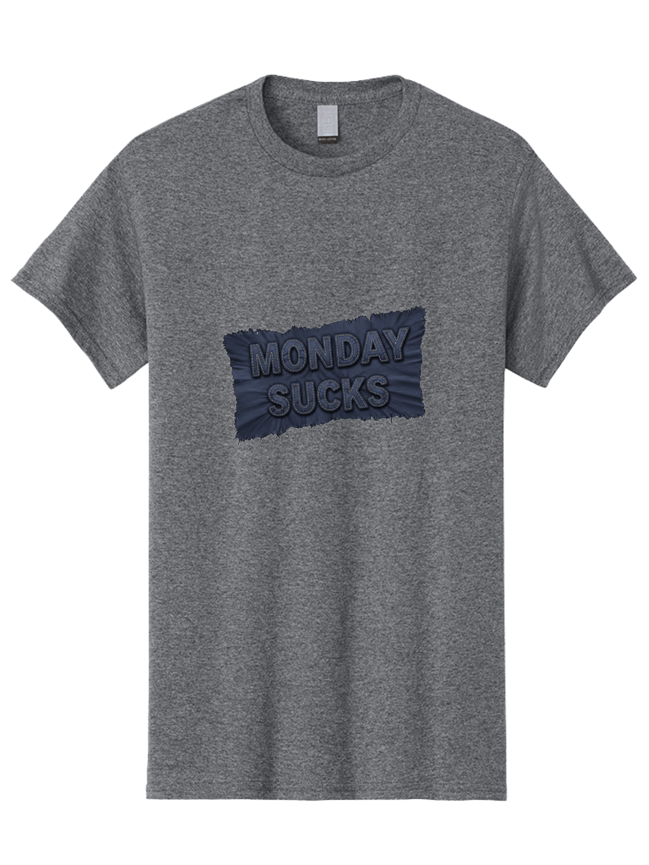 Monday-Sucks Men'S Graphic Tee, 100% Cotton, Comfortable Casual Summer Wear, Machine Washable, Motivation, Monday Blues, Negative Vibes, Motivational Quote, Funny Saying, Humor, Meme, Grunge Style, Bold Text, Inspirational Phrase Bae535 14