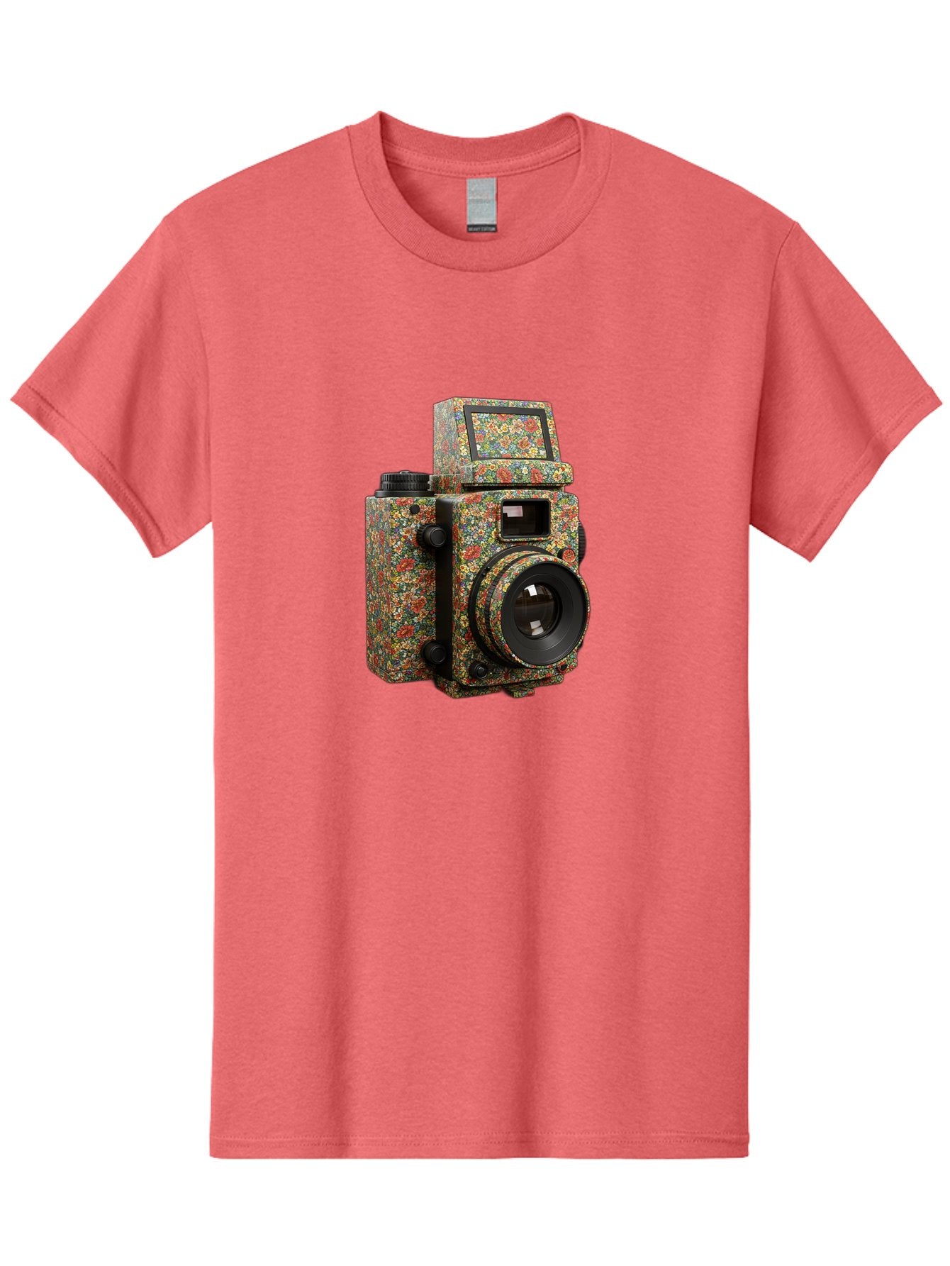 Multicolored-Camera Men'S Graphic Tee, 100% Cotton, Comfortable Casual Summer Wear, Machine Washable, Multicolored Paint Splatters, Artistic Camera Design, Vibrant Decor, Photography Equipment, Creative Expression, Unique Art Piece, Bae565 8