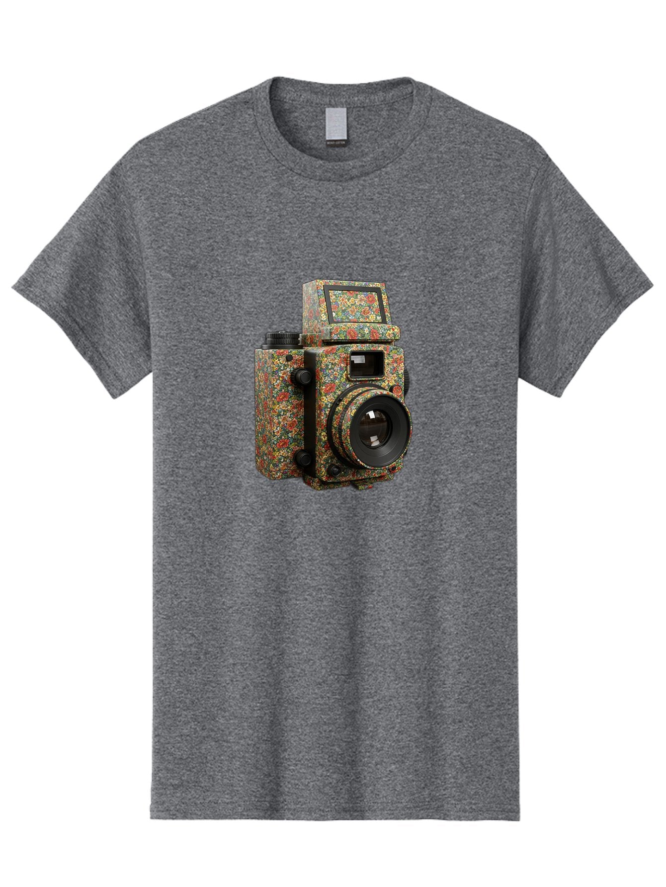 Multicolored-Camera Men'S Graphic Tee, 100% Cotton, Comfortable Casual Summer Wear, Machine Washable, Multicolored Paint Splatters, Artistic Camera Design, Vibrant Decor, Photography Equipment, Creative Expression, Unique Art Piece, Bae565 10