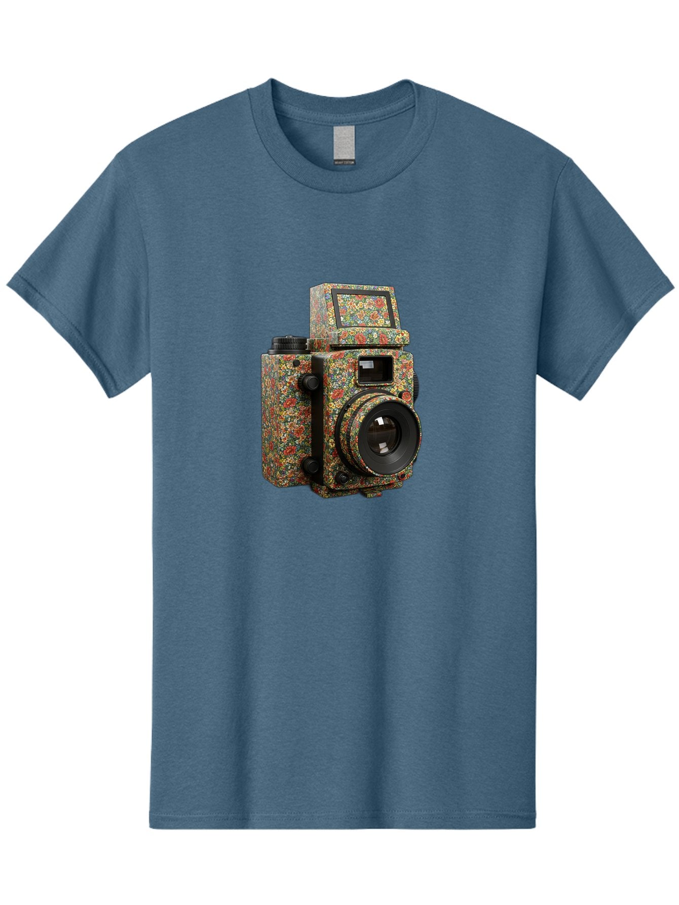Multicolored-Camera Men'S Graphic Tee, 100% Cotton, Comfortable Casual Summer Wear, Machine Washable, Multicolored Paint Splatters, Artistic Camera Design, Vibrant Decor, Photography Equipment, Creative Expression, Unique Art Piece, Bae565 11