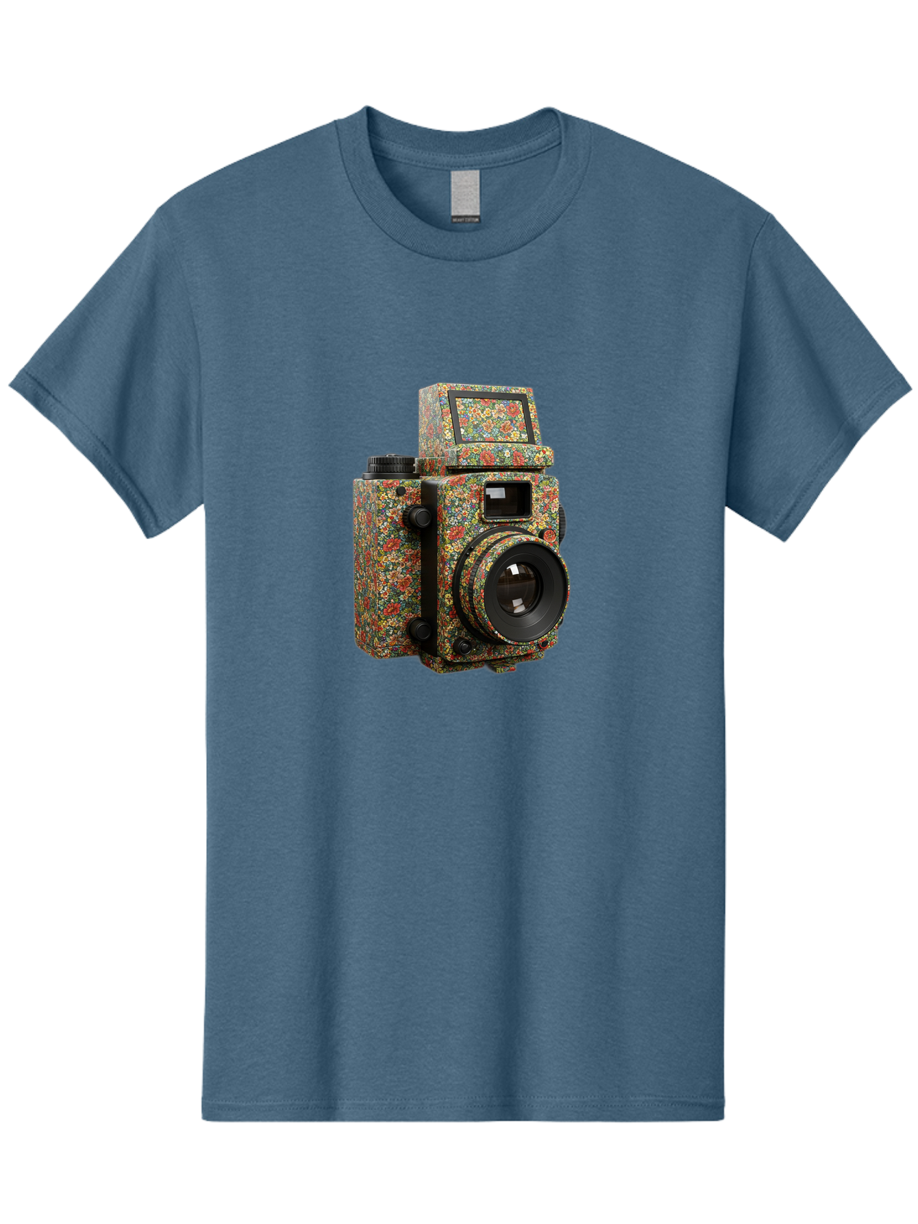 Multicolored-Camera Men'S Graphic Tee, 100% Cotton, Comfortable Casual Summer Wear, Machine Washable, Multicolored Paint Splatters, Artistic Camera Design, Vibrant Decor, Photography Equipment, Creative Expression, Unique Art Piece, Bae565 4