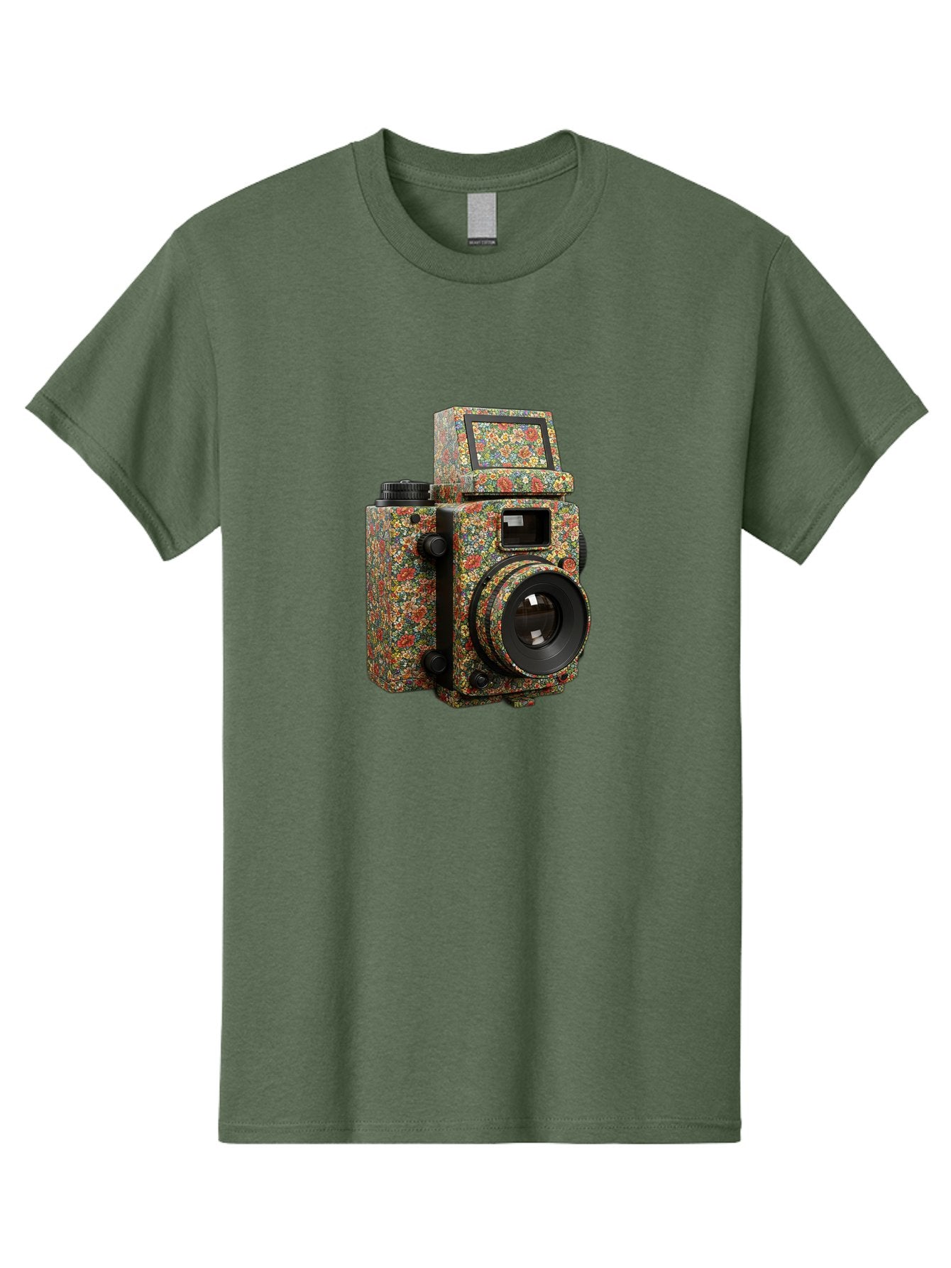 Multicolored-Camera Men'S Graphic Tee, 100% Cotton, Comfortable Casual Summer Wear, Machine Washable, Multicolored Paint Splatters, Artistic Camera Design, Vibrant Decor, Photography Equipment, Creative Expression, Unique Art Piece, Bae565 9