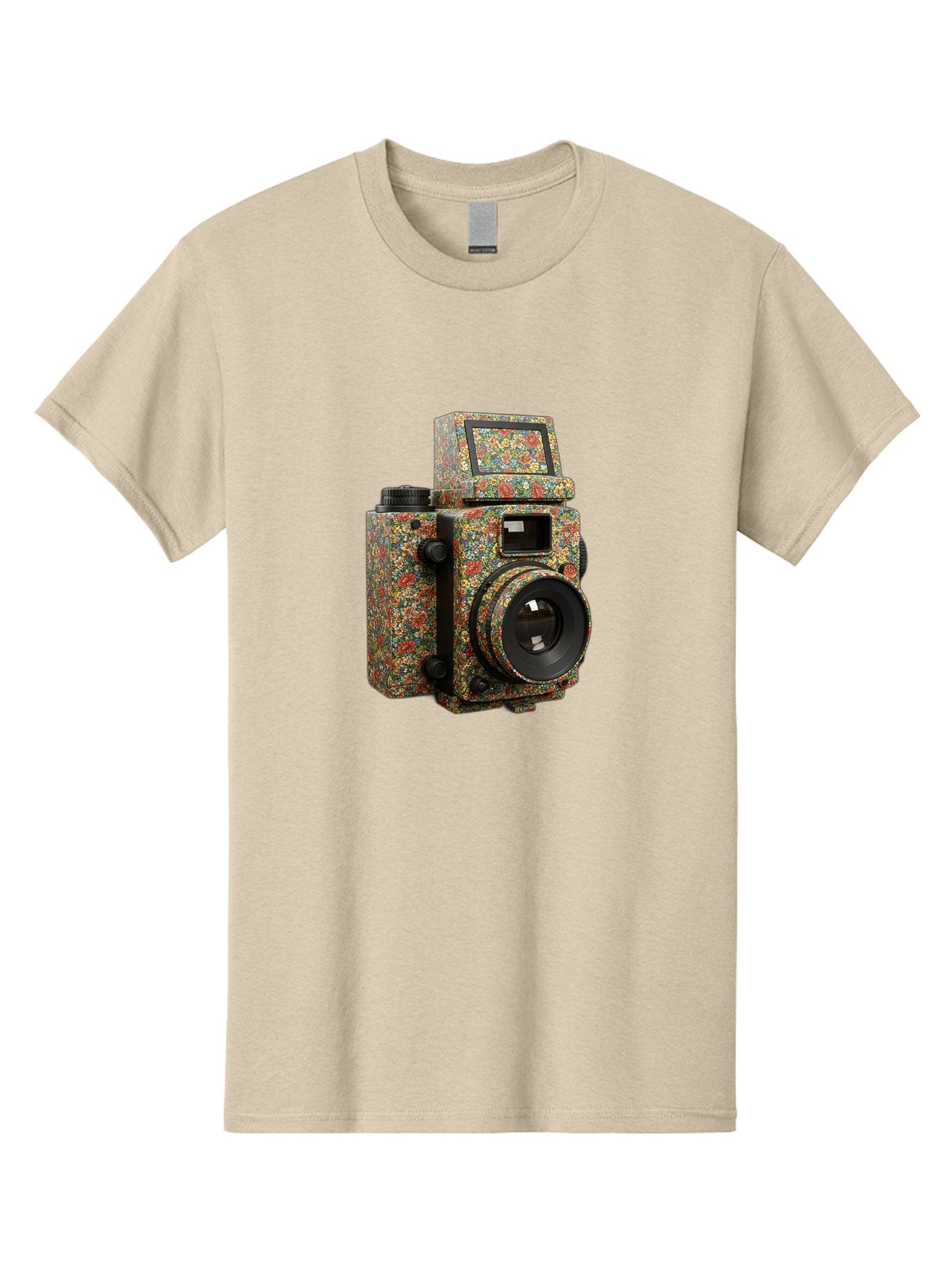 Multicolored-Camera Men'S Graphic Tee, 100% Cotton, Comfortable Casual Summer Wear, Machine Washable, Multicolored Paint Splatters, Artistic Camera Design, Vibrant Decor, Photography Equipment, Creative Expression, Unique Art Piece, Bae565 6