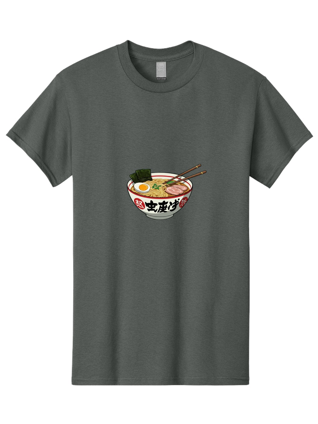 Noodles-Ramen Men'S Graphic Tee, 100% Cotton, Comfortable Casual Summer Wear, Machine Washable, Ramen With Egg, Pork Slices, Seaweed, Chopsticks, Japanese Cuisine, Noodle Soup, Savory Dish, Asian Food, Delicious Meal Bae569 11