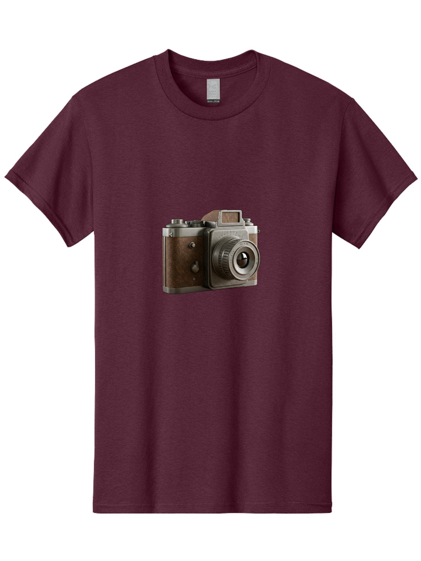 Old-Camera-1 Men'S Graphic Tee, 100% Cotton, Comfortable Casual Summer Wear, Machine Washable, Vintage Camera, Retro Photography, Antique Camera, Old Camera, Photography Equipment, Camera Lens, Classic Design, Nostalgic Feel, Bae570