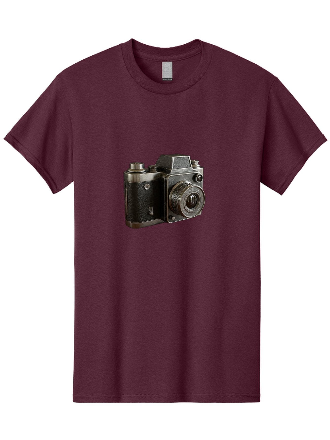 Old-Camera Men'S Graphic Tee, 100% Cotton, Comfortable Casual Summer Wear, Machine Washable, Classic Camera, Vintage Photography, Retro Style, Analog Camera, Photography Equipment, Antique Camera, Nostalgic Feel, Film Camera Bae571 4