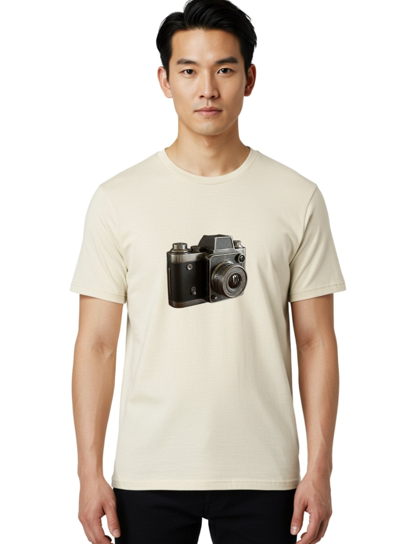 Old-Camera Men'S Graphic Tee, 100% Cotton, Comfortable Casual Summer Wear, Machine Washable, Classic Camera, Vintage Photography, Retro Style, Analog Camera, Photography Equipment, Antique Camera, Nostalgic Feel, Film Camera Bae571 27