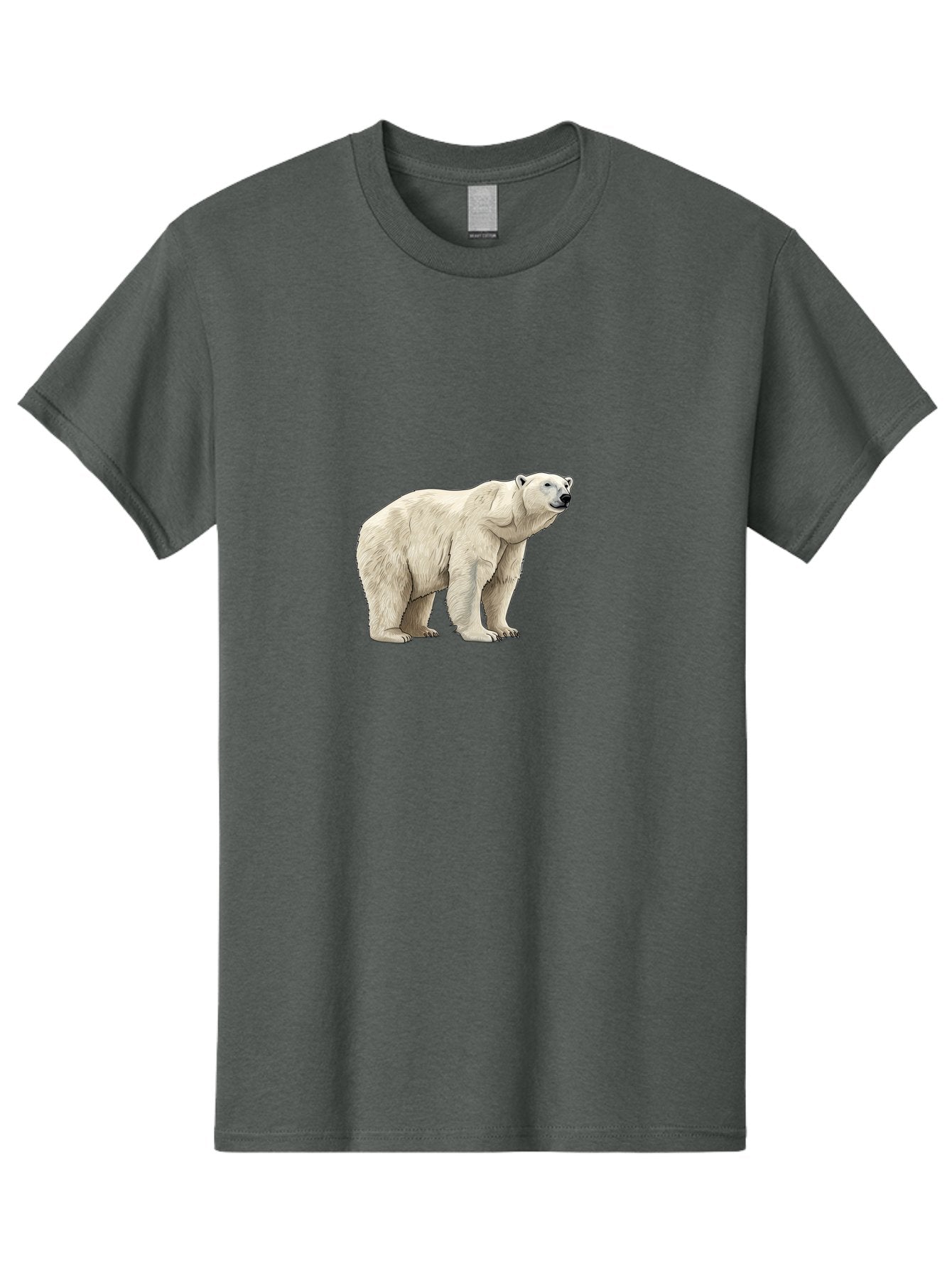 Polar-Bear-6 Men'S Graphic Tee, 100% Cotton, Comfortable Casual Summer Wear, Machine Washable, White Polar Bear, Arctic Wildlife, Large Mammal, Furry Creature, Carnivorous Animal, Majestic Creature, Wildlife Conservation, Polar Bear Species, Bae643 10