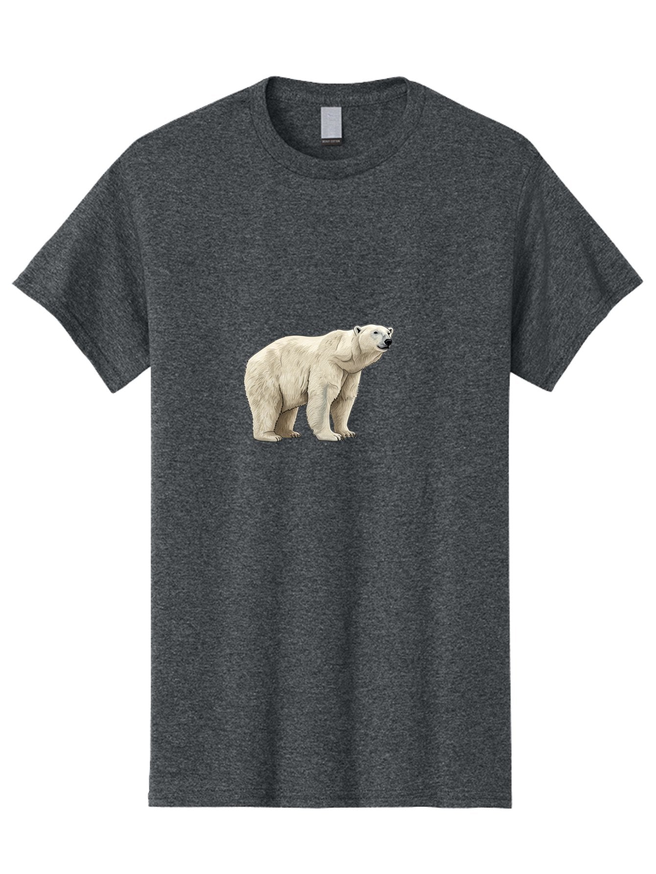 Polar-Bear-6 Men'S Graphic Tee, 100% Cotton, Comfortable Casual Summer Wear, Machine Washable, White Polar Bear, Arctic Wildlife, Large Mammal, Furry Creature, Carnivorous Animal, Majestic Creature, Wildlife Conservation, Polar Bear Species, Bae643 14