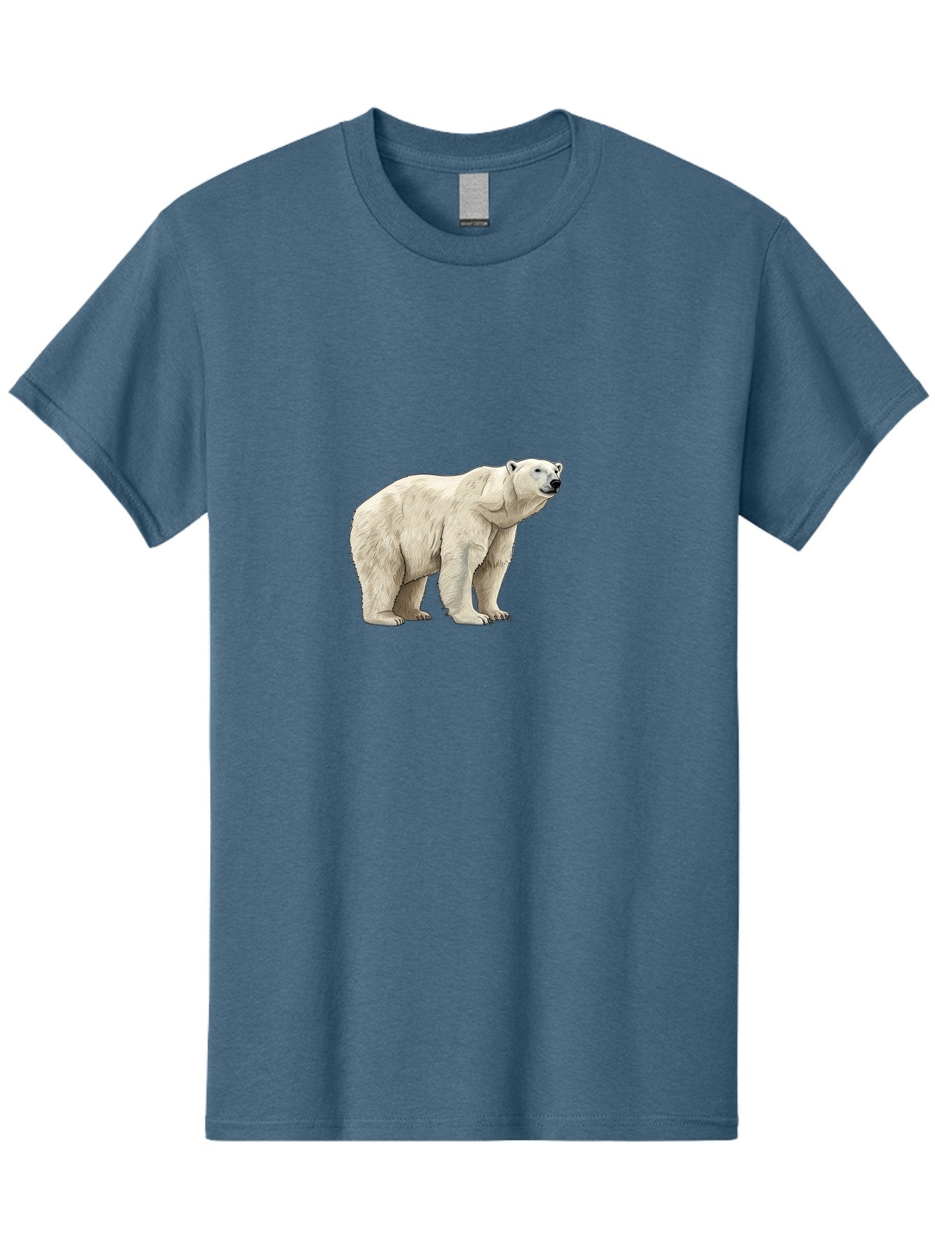 Polar-Bear-6 Men'S Graphic Tee, 100% Cotton, Comfortable Casual Summer Wear, Machine Washable, White Polar Bear, Arctic Wildlife, Large Mammal, Furry Creature, Carnivorous Animal, Majestic Creature, Wildlife Conservation, Polar Bear Species, Bae643 9