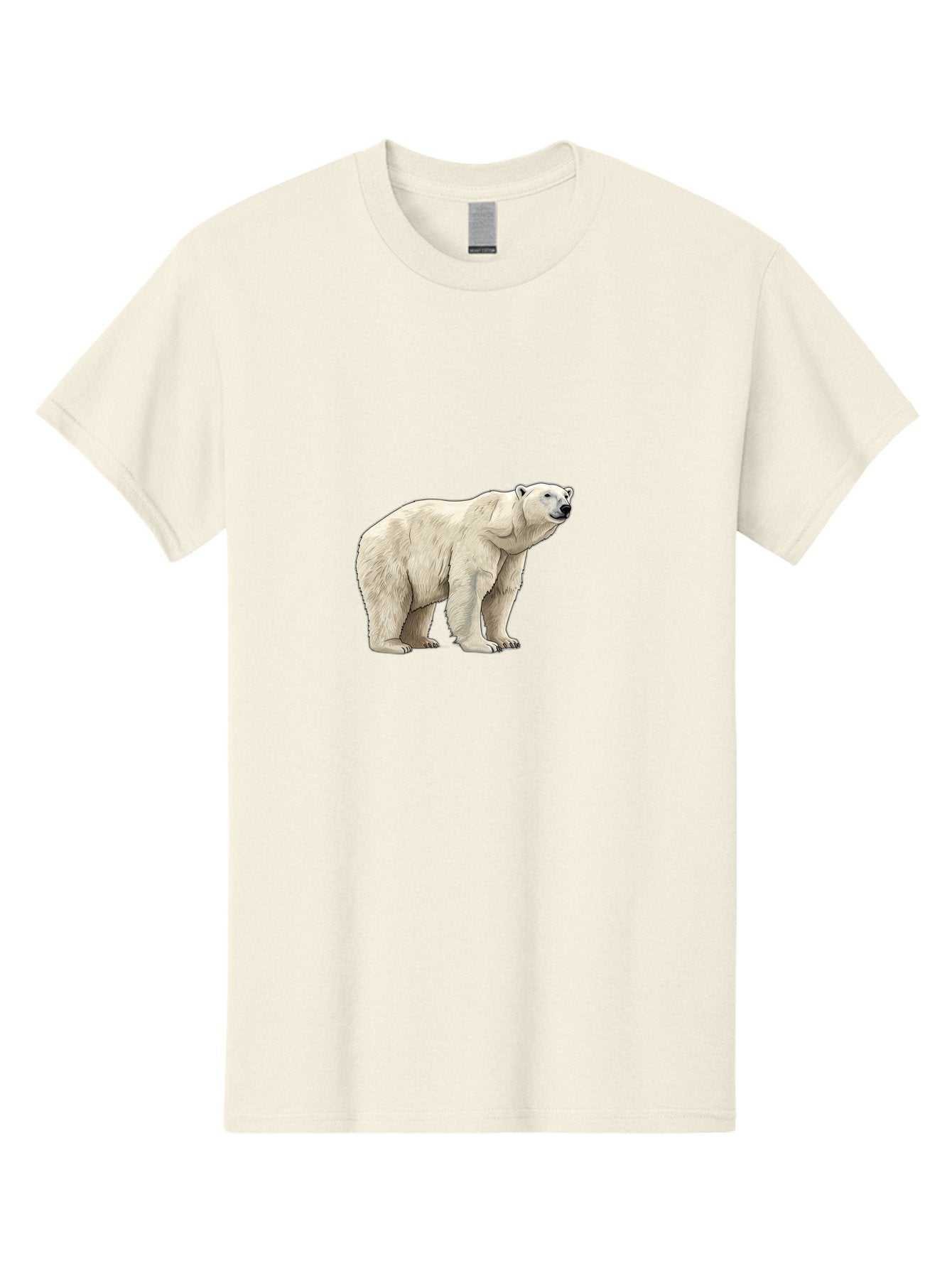 Polar-Bear-6 Men'S Graphic Tee, 100% Cotton, Comfortable Casual Summer Wear, Machine Washable, White Polar Bear, Arctic Wildlife, Large Mammal, Furry Creature, Carnivorous Animal, Majestic Creature, Wildlife Conservation, Polar Bear Species, Bae643 11