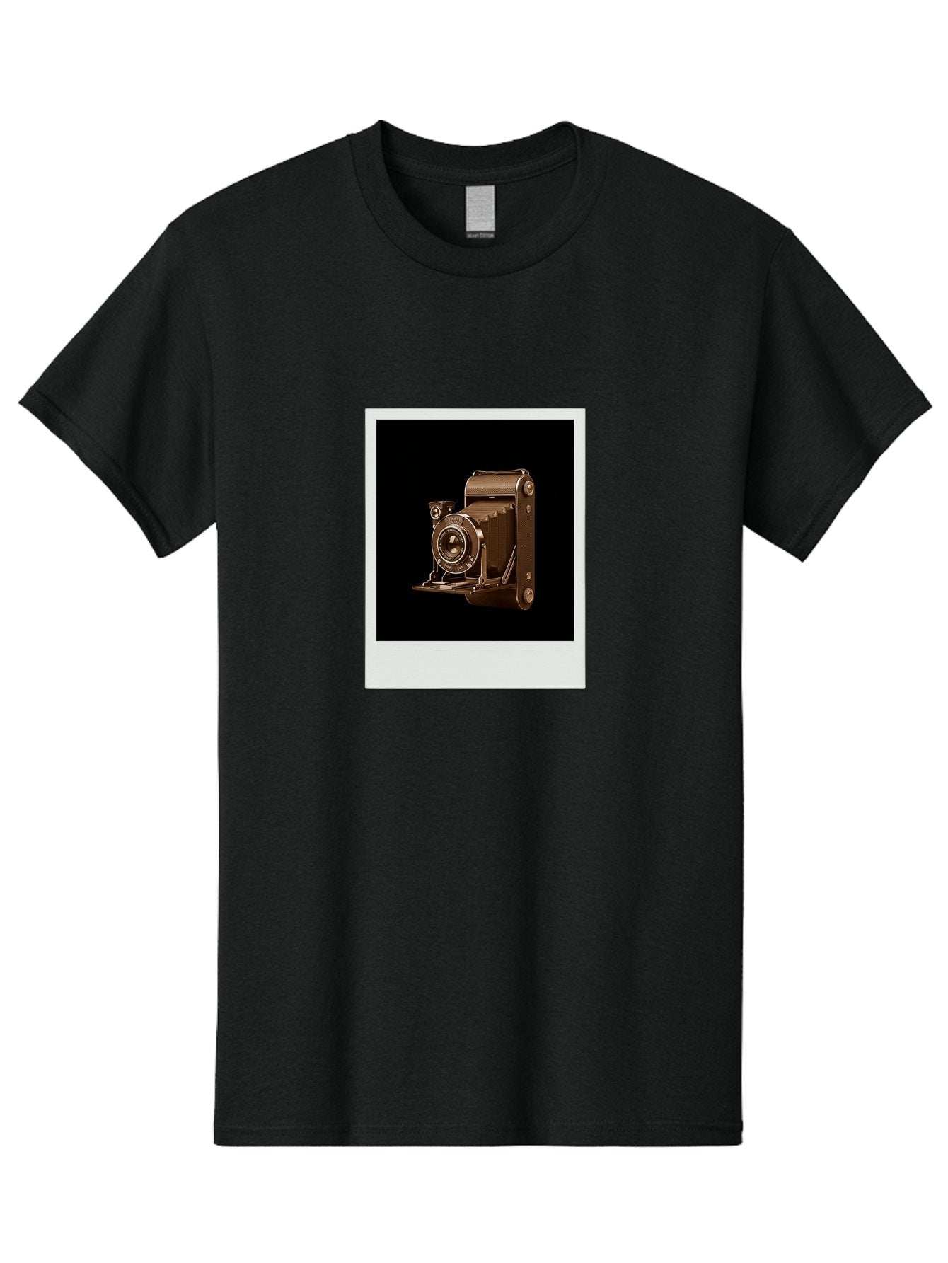 Polaroid-Camera-1 Men'S Graphic Tee, 100% Cotton, Comfortable Casual Summer Wear, Machine Washable, Vintage Camera, Old Photography Equipment, Retro Style, Antique Camera, Nostalgic Feel, Classic Design, Photography History, Instant Camera, Bae680 14