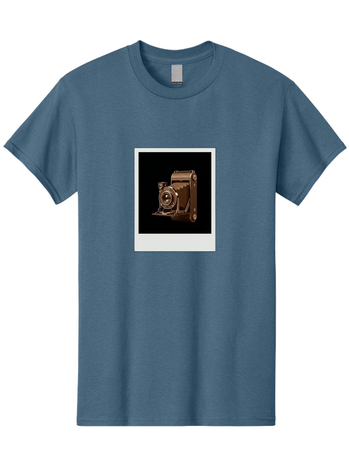 Polaroid-Camera-1 Men'S Graphic Tee, 100% Cotton, Comfortable Casual Summer Wear, Machine Washable, Vintage Camera, Old Photography Equipment, Retro Style, Antique Camera, Nostalgic Feel, Classic Design, Photography History, Instant Camera, Bae680 12