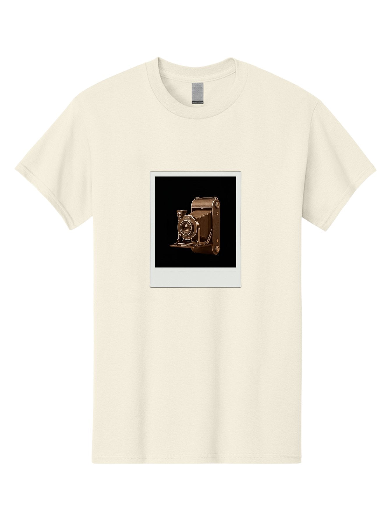 Polaroid-Camera-1 Men'S Graphic Tee, 100% Cotton, Comfortable Casual Summer Wear, Machine Washable, Vintage Camera, Old Photography Equipment, Retro Style, Antique Camera, Nostalgic Feel, Classic Design, Photography History, Instant Camera, Bae680 4