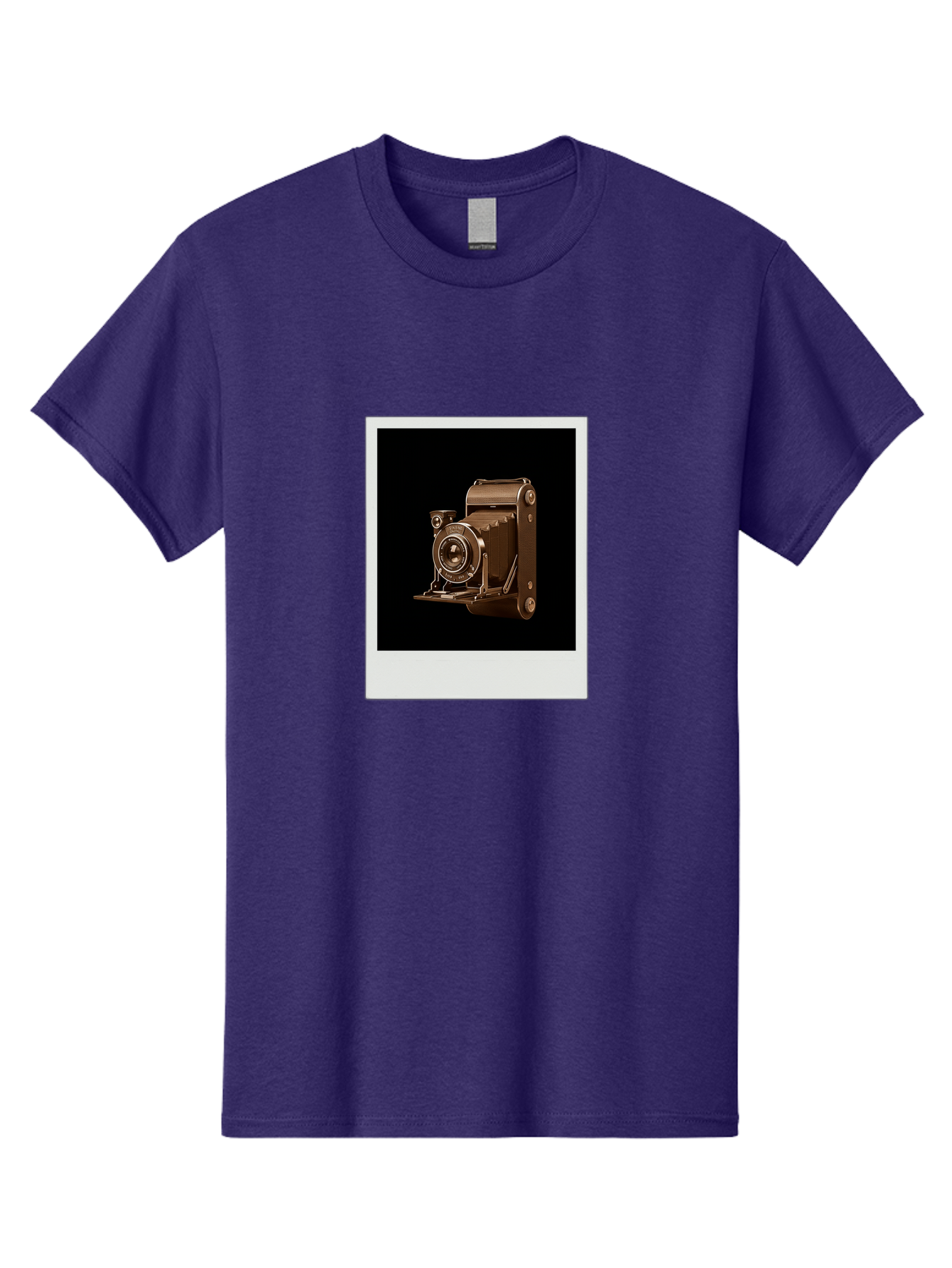 Polaroid-Camera-1 Men'S Graphic Tee, 100% Cotton, Comfortable Casual Summer Wear, Machine Washable, Vintage Camera, Old Photography Equipment, Retro Style, Antique Camera, Nostalgic Feel, Classic Design, Photography History, Instant Camera, Bae680 11
