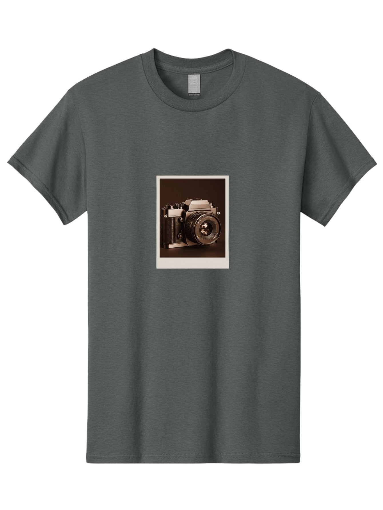 Polaroid-Camera-2 Men'S Graphic Tee, 100% Cotton, Comfortable Casual Summer Wear, Machine Washable, Vintage Camera, Polaroid Photo, Retro Style, Instant Camera, Classic Photography, Nostalgic, Film Camera, Photography Equipment Bae682 6