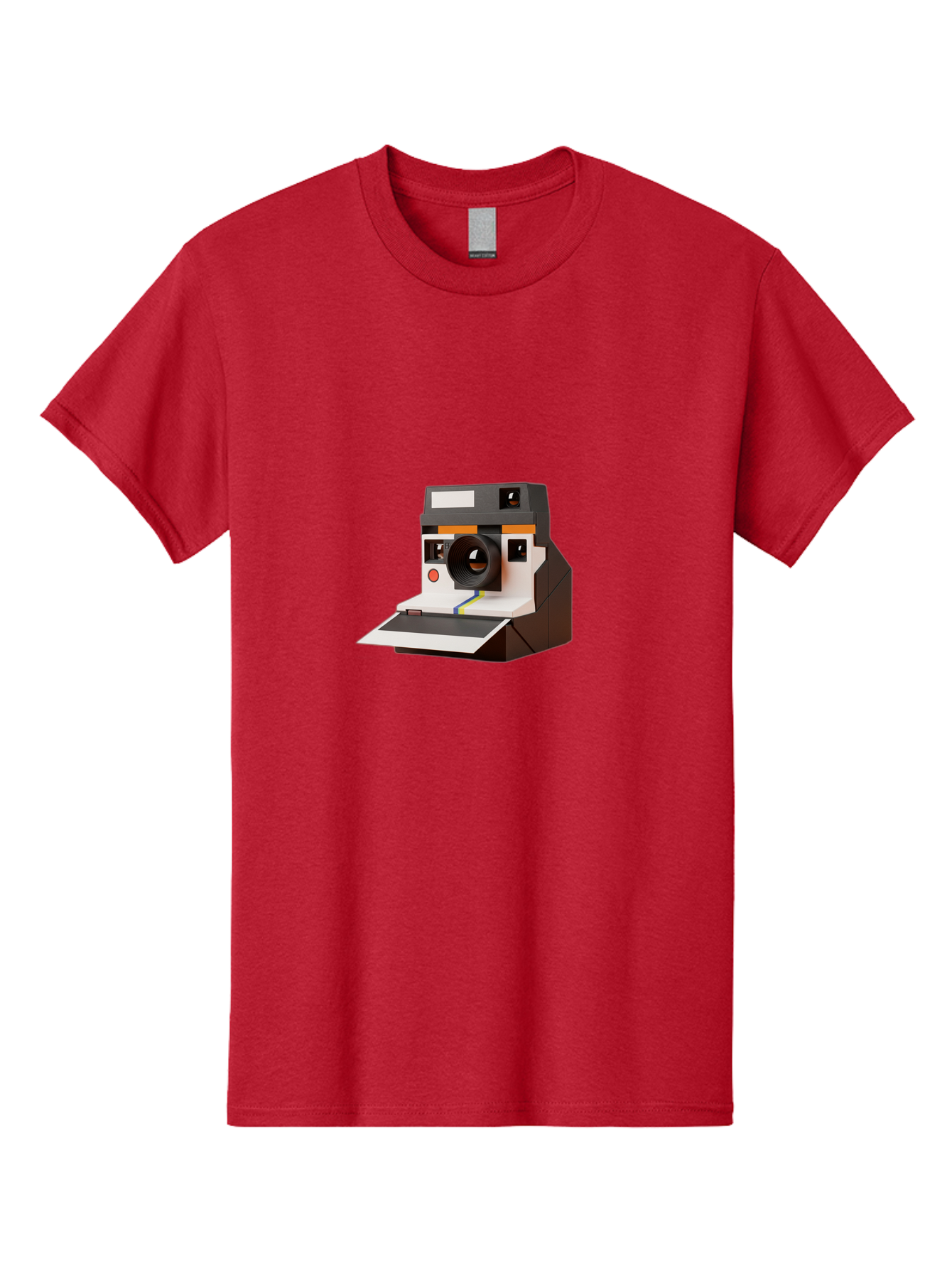 Polaroid-Camera-8 Men'S Graphic Tee, 100% Cotton, Comfortable Casual Summer Wear, Machine Washable, Vintage Camera, Instant Photography, Retro Technology, Analog Camera, Nostalgic Design, Photography Equipment, Classic Style Bae688 9