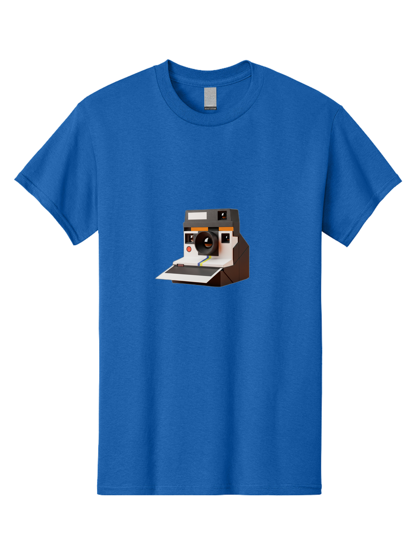 Polaroid-Camera-8 Men'S Graphic Tee, 100% Cotton, Comfortable Casual Summer Wear, Machine Washable, Vintage Camera, Instant Photography, Retro Technology, Analog Camera, Nostalgic Design, Photography Equipment, Classic Style Bae688 4